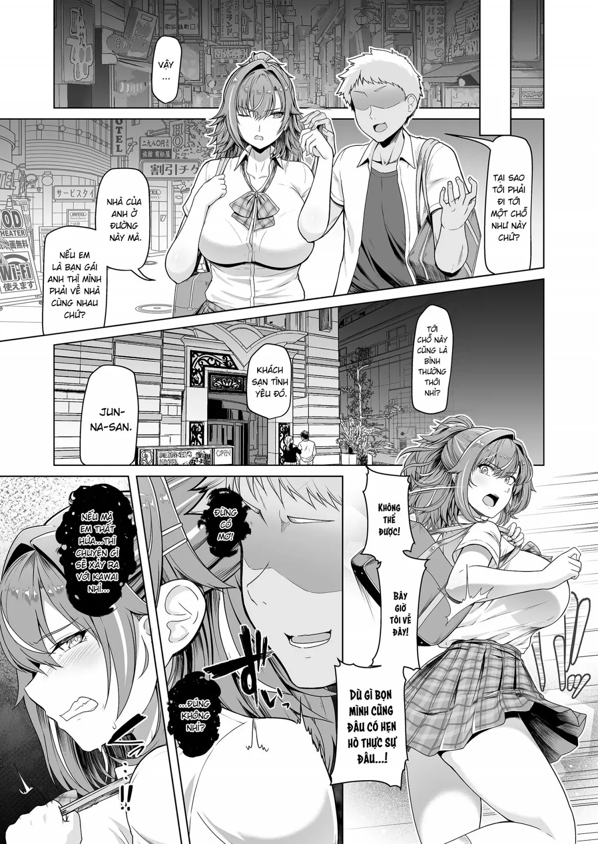 HentaiVN.net - Ảnh 9 - Rental Suieibu Kanojo - Chap 1