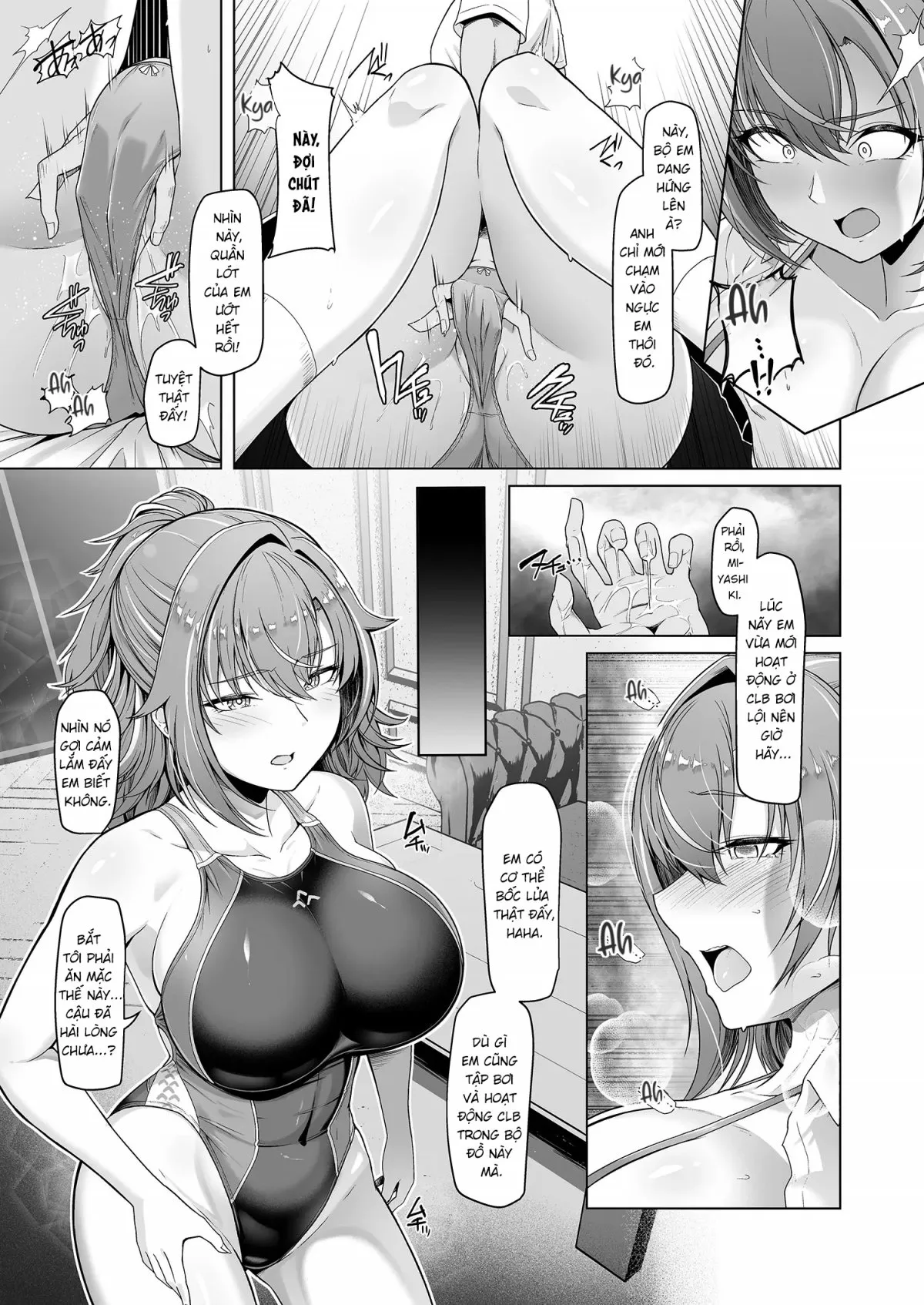 HentaiVN.net - Ảnh 13 - Rental Suieibu Kanojo - Chap 1