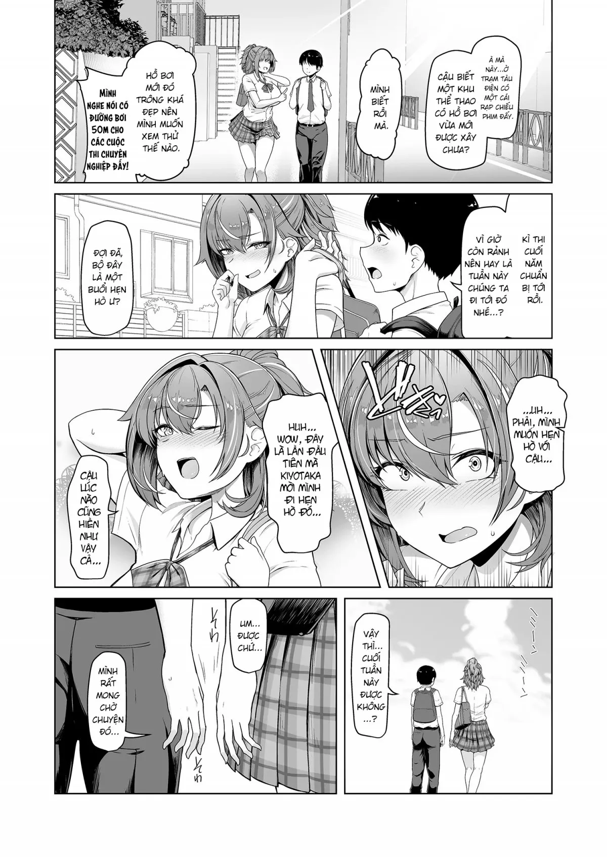 HentaiVN.net - Ảnh 4 - Rental Suieibu Kanojo - Chap 1