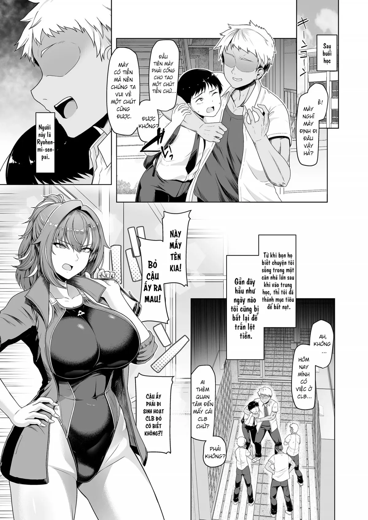 HentaiVN.net - Ảnh 5 - Rental Suieibu Kanojo - Chap 1