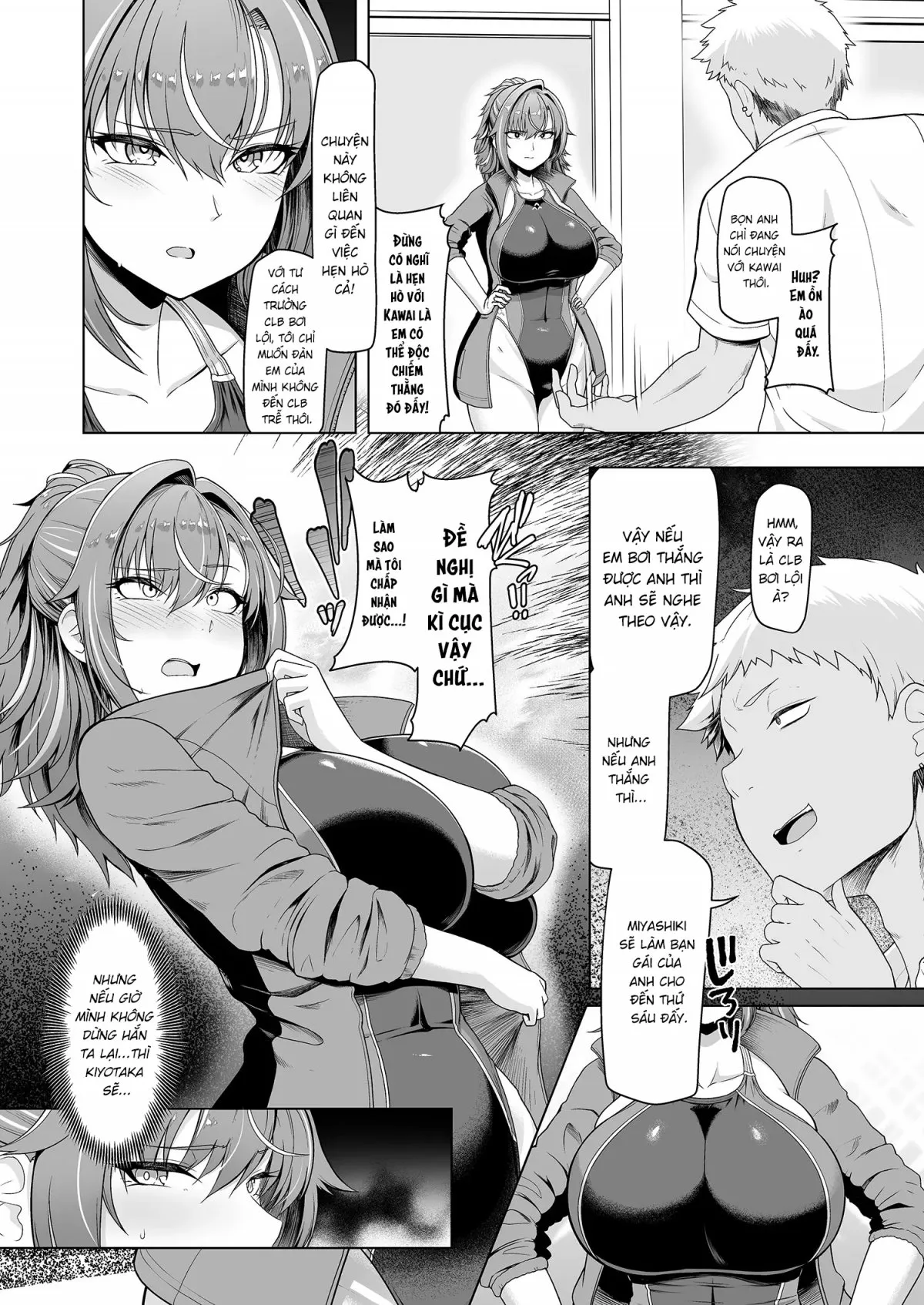 HentaiVN.net - Ảnh 6 - Rental Suieibu Kanojo - Chap 1
