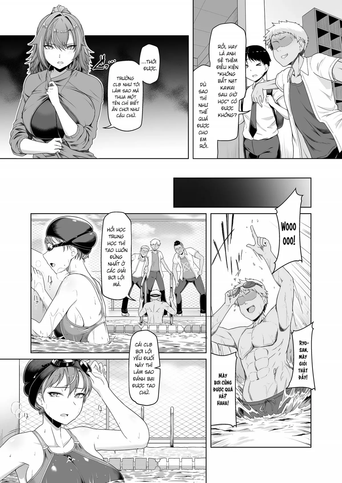 HentaiVN.net - Ảnh 7 - Rental Suieibu Kanojo - Chap 1