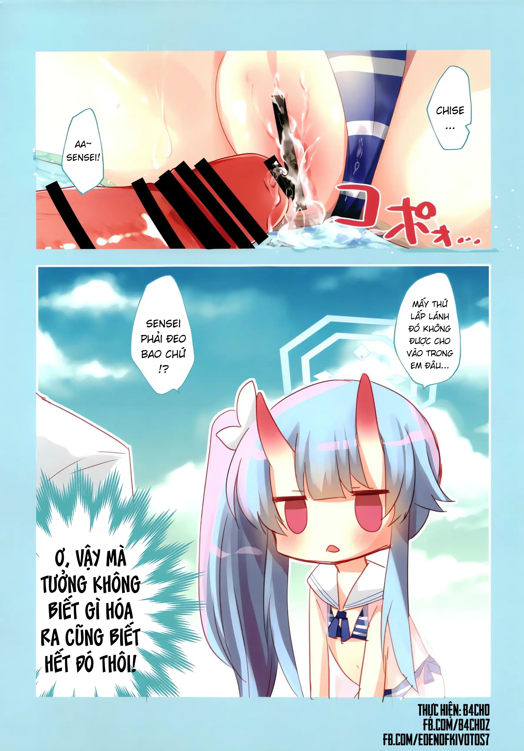 HentaiVN.net - Ảnh 14 - BlueArch Tập 2 - Chise - Bay bổng và phiêu du...
