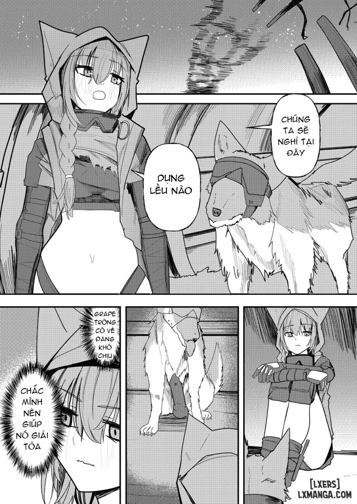 HentaiVN.net - Ảnh 1 - Wolf and Provence (Arknights) - oneshot