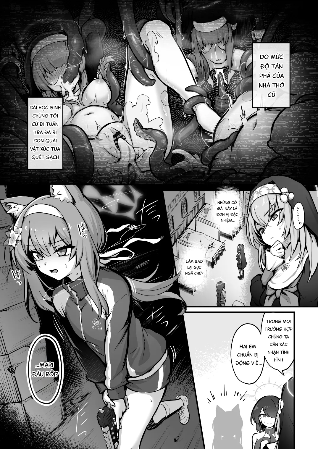 HentaiVN.net - Ảnh 4 - Mari bị xúc tu tha hoá - Chap 2