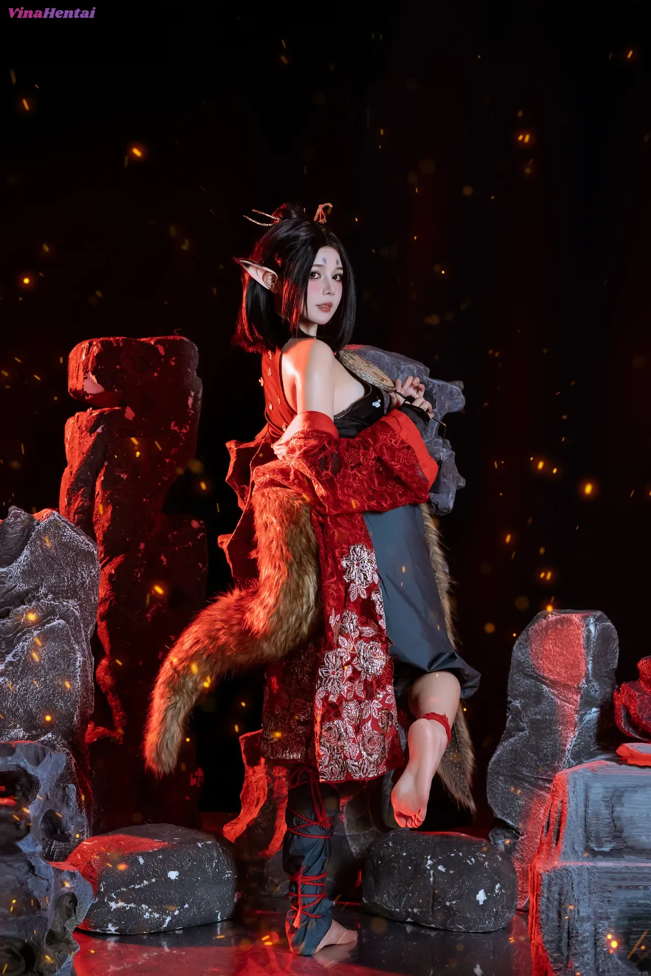 HentaiVN.net - Ảnh 1 - Thất Nguyệt Miêu Tử – Bình Bình (Black Myth: Wukong) - Bình Bình (Black Myth: Wukong)