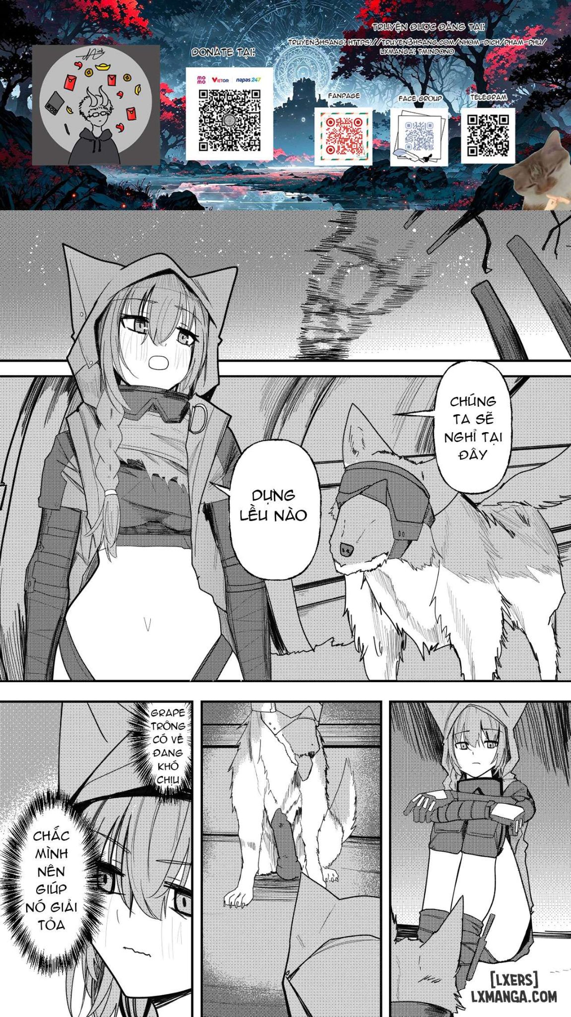 HentaiVN.net - Ảnh 2 - Wolf and Provence (Arknights) - oneshot