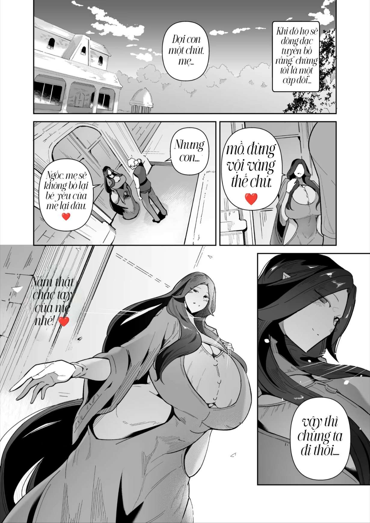HentaiVN.net - Ảnh 3 - Elf no Youbo - Aisuru Mama to Ecchi na Shikitari ri - Chap 1