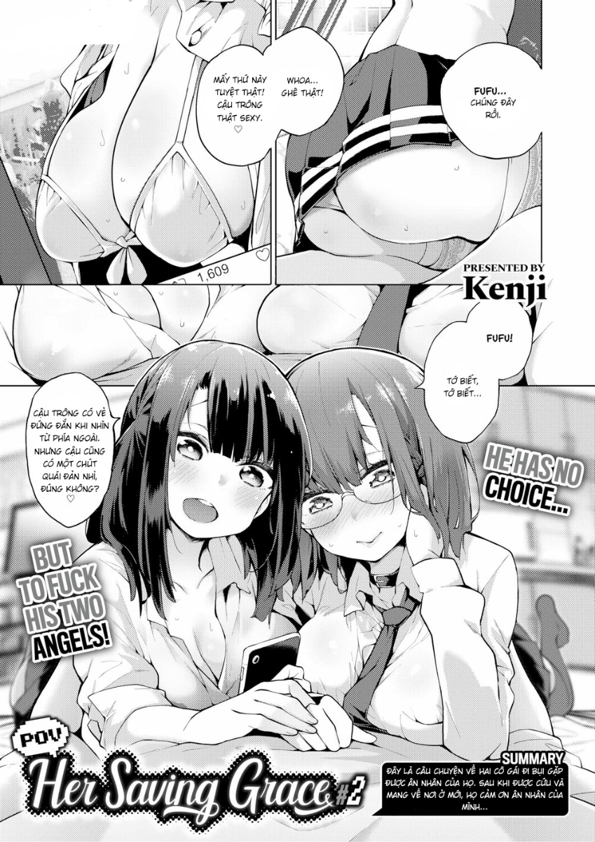 HentaiVN.net - Ảnh 3 - Góc nhìn! Ân điển cứu rỗi của cô ấy - chap-2