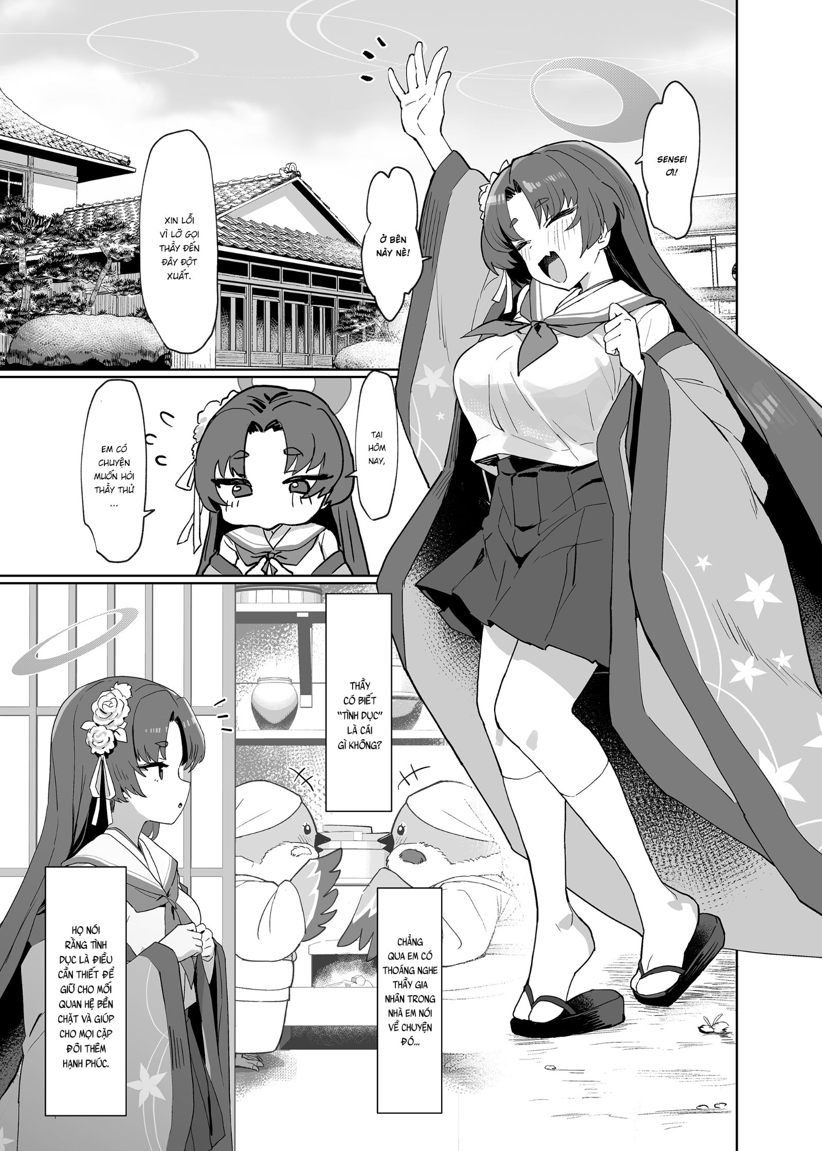 HentaiVN.net - Ảnh 3 - Em đã chuẩn bị sẵn sàng cho buổi học về LÀM TÌNH hôm nay rồi Sensei! - yukari ngon vcl mấy con gà biết gì