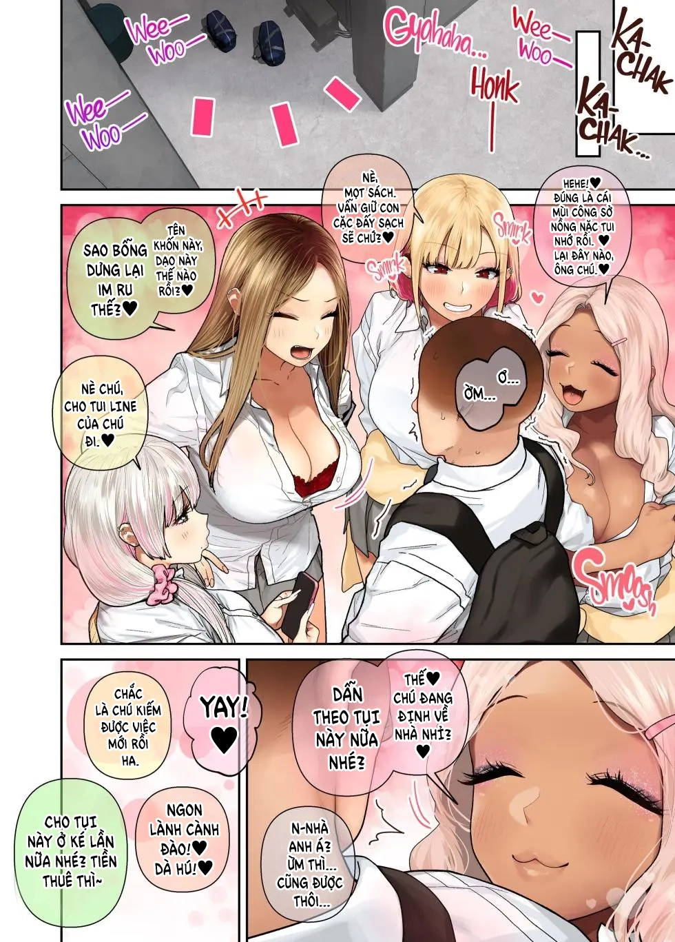 HentaiVN.net - Ảnh 3 - Gyaru Harem Invasion 2 - oneshot