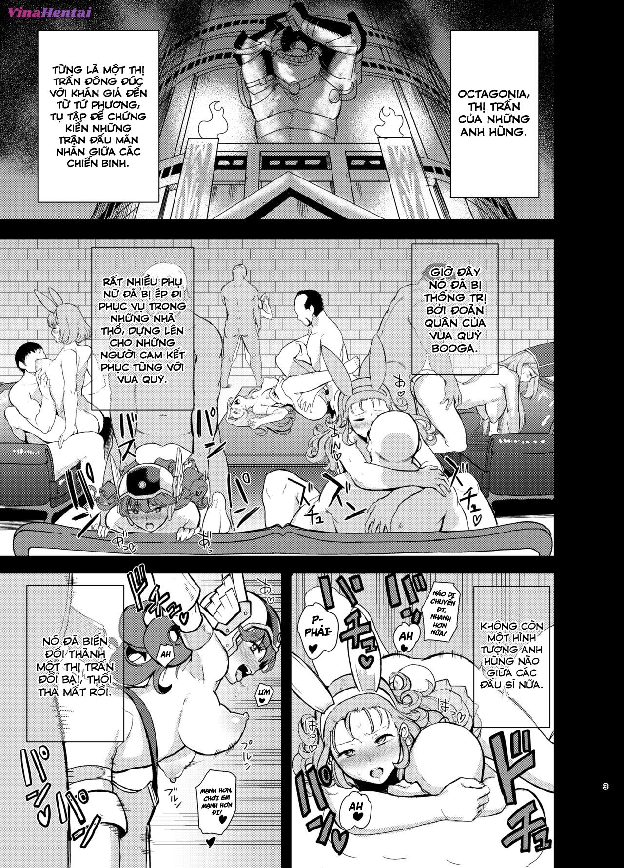 HentaiVN.net - Ảnh 3 - Octagonia’s Prostitute Princess (Dragon Quest XI)  - Oneshot