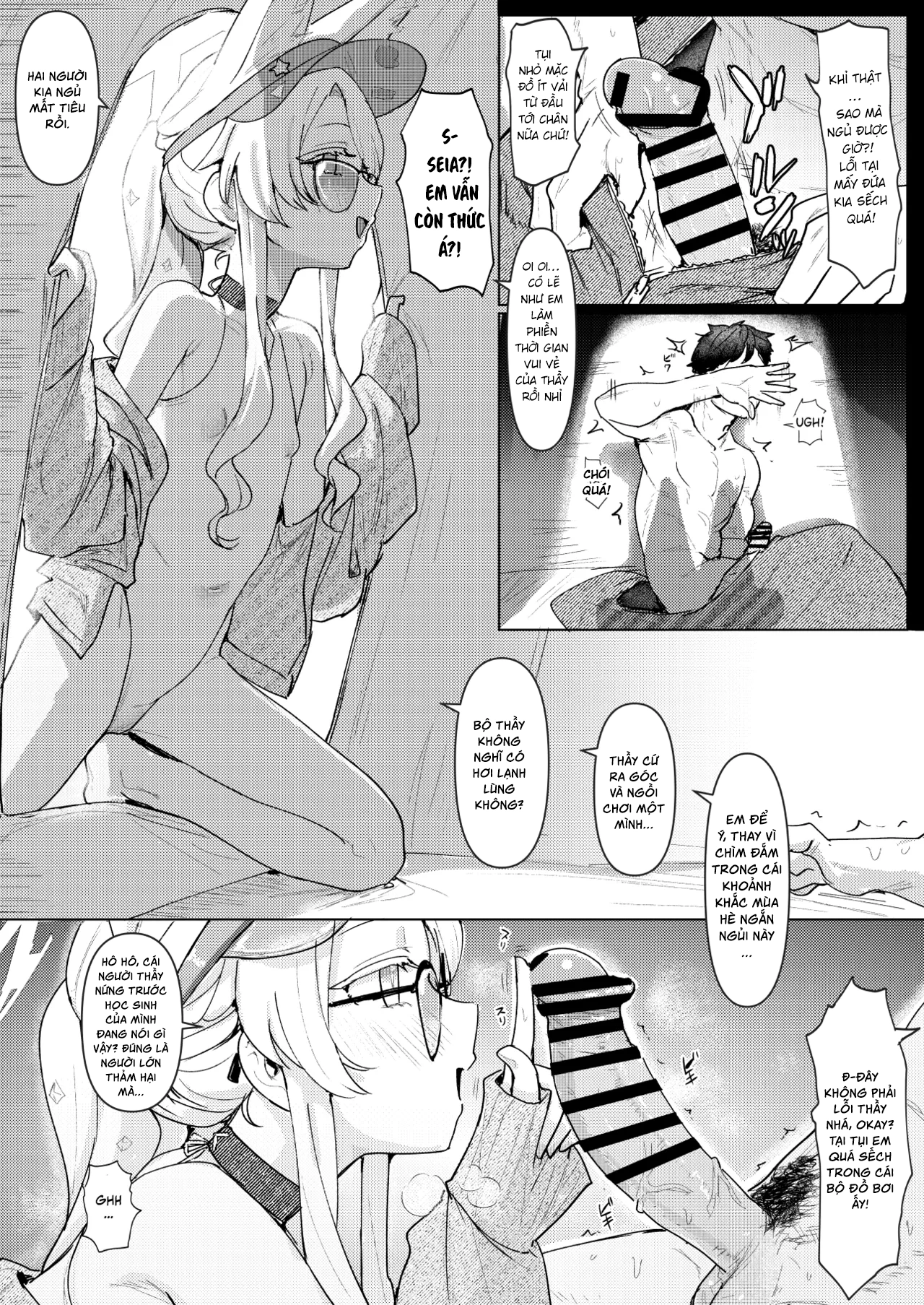 HentaiVN.net - Ảnh 3 - Tôi chỉ muốn thả mình dưới vòm trời sao của mùa hạ. - One shot khô dái