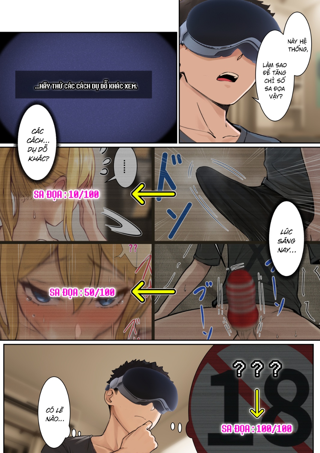 HentaiVN.net - Ảnh 3 - Ore no AR Megane wa Gimai no Samazama na Suuchi ga Mieru?! - Chap 4 【Sa đọa: 100/100】