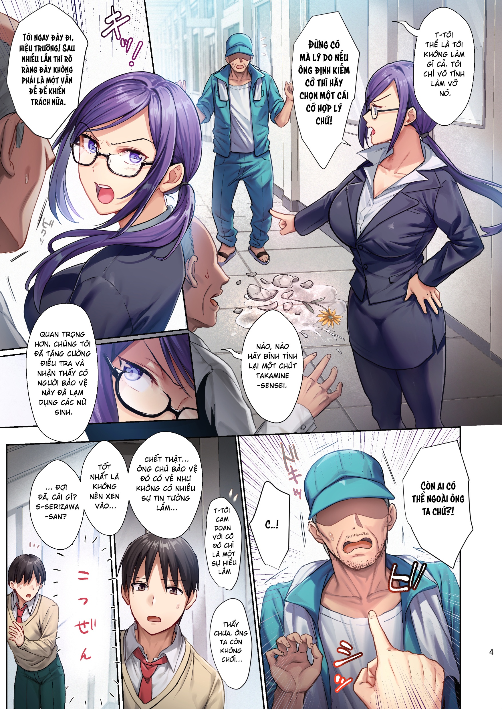 HentaiVN.net - Ảnh 4 - Toshoshitsu no Kanojo ~Seiso na Kimi ga Ochiru made~ Full Color Ban - Chap 1