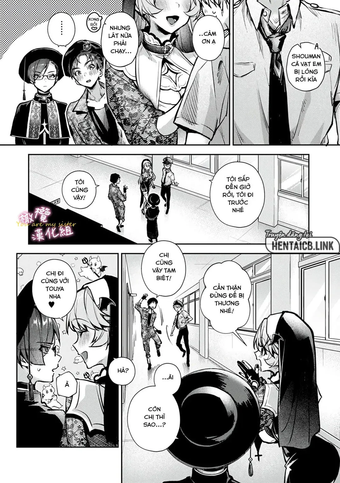 HentaiVN.net - Ảnh 5 - Chúng Tôi Là Tù Nhân Của Chị Gái - Ch. 6