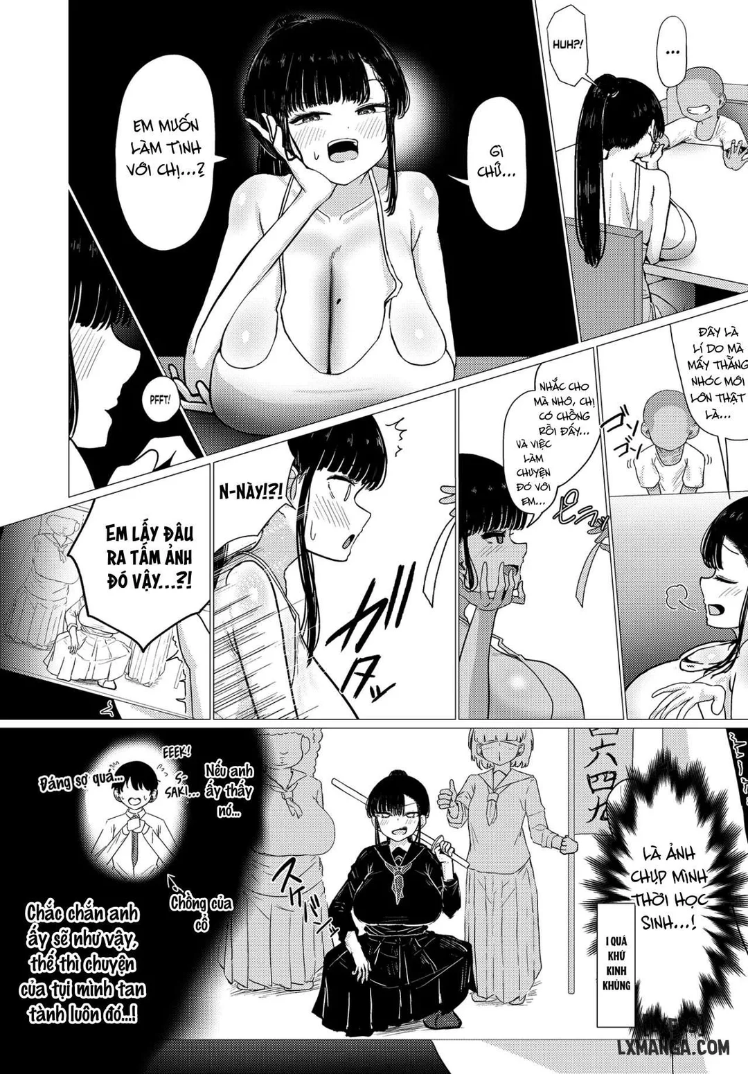 HentaiVN.net - Ảnh 4 - Quyết không thua thằng nhóc cu dài - Oneshot