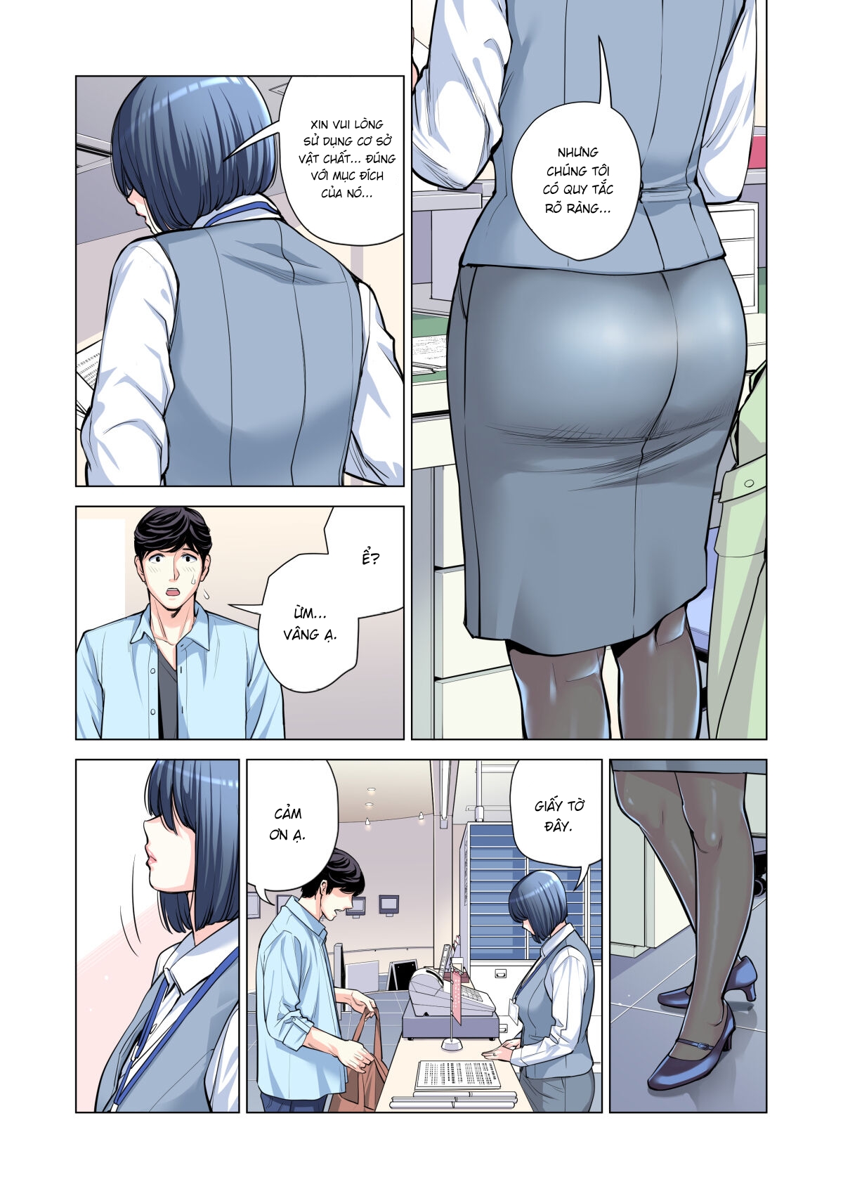 HentaiVN.net - Ảnh 4 - Những cô trợ lý đã có chồng 1-5 - Chap 4 Full màu
