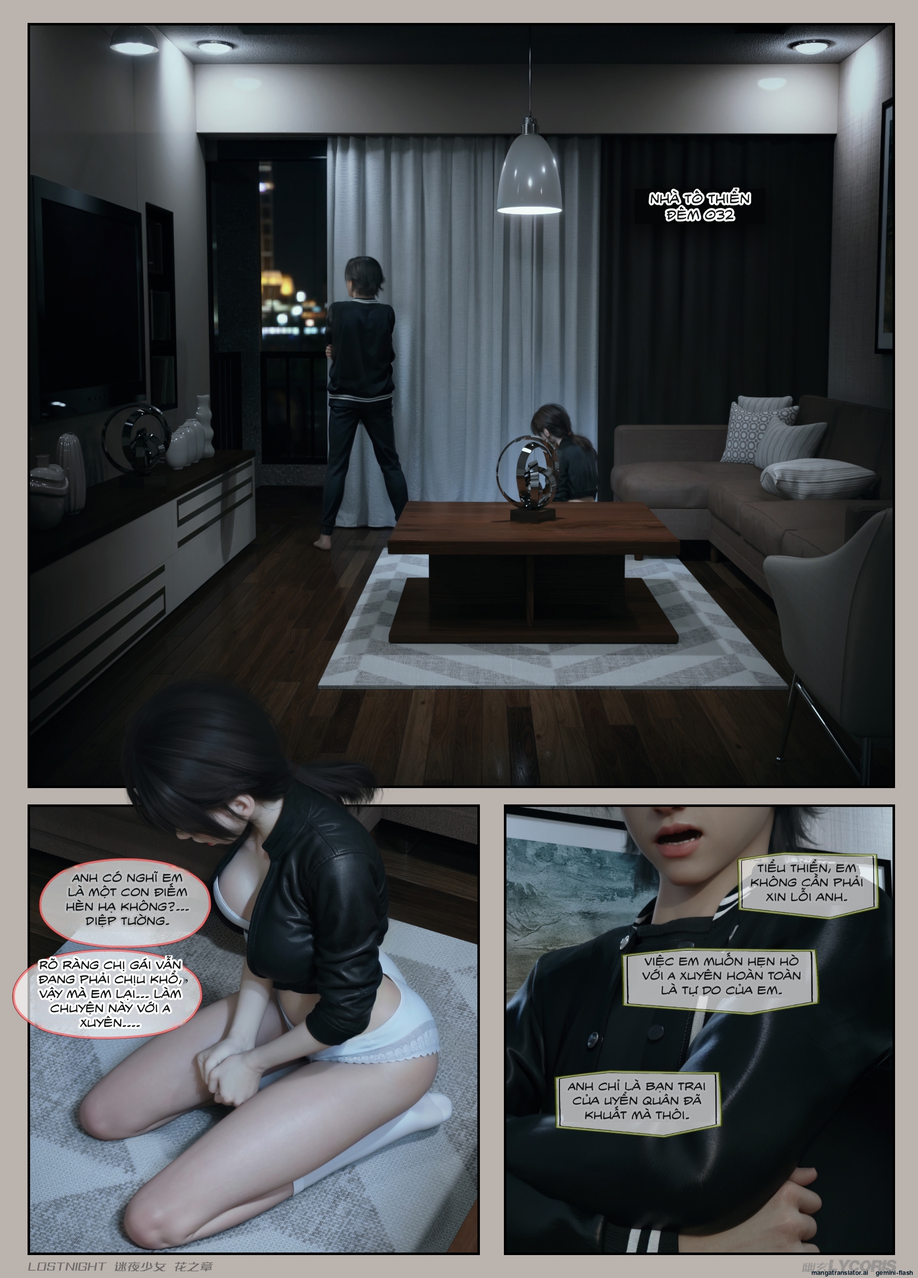 HentaiVN.net - Ảnh 5 - Thiếu Nữ Lạc Trong Đêm - Chương Của Hoa - Chương 4