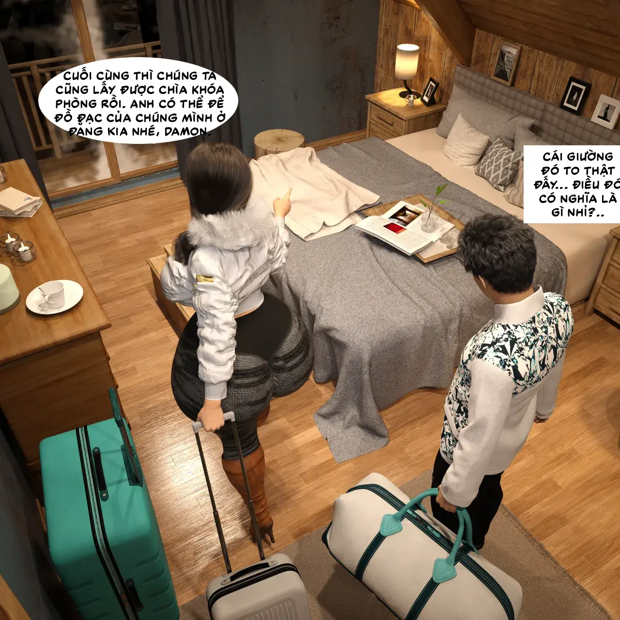 HentaiVN.net - Ảnh 5 - Farrahs và Damons Vacation [Rev2019] - Vacation