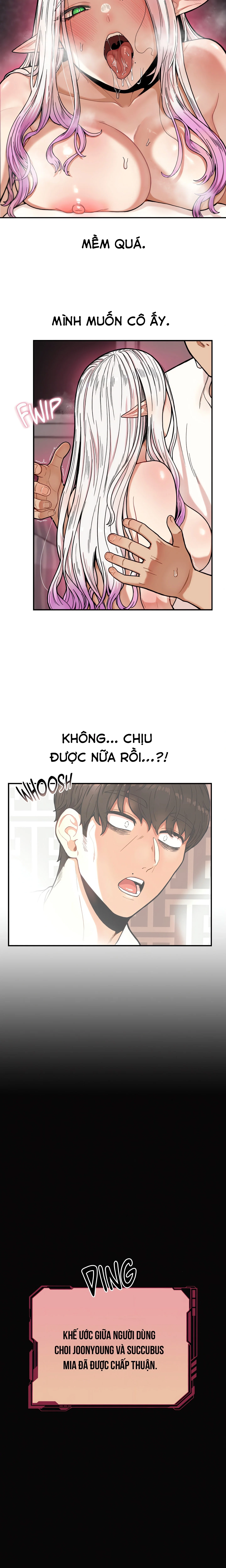 HentaiVN.net - Ảnh 4 - Con Mèo Nhặt Được Hóa Ra Là Succubus!? Tôi nhận được kĩ năng vô hình (Không che) - Chap 2