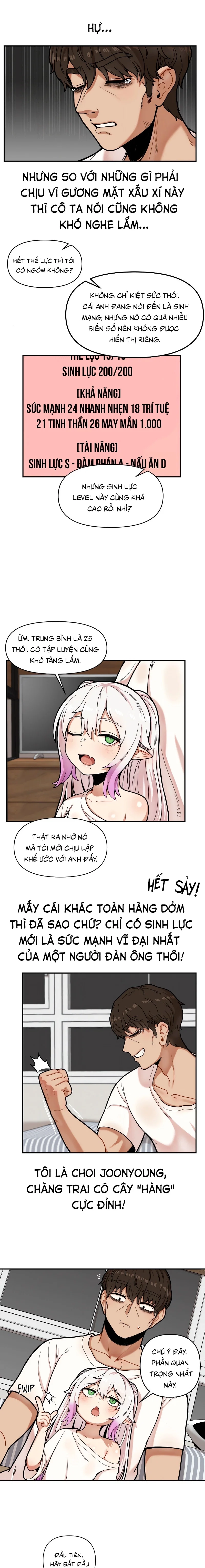 HentaiVN.net - Ảnh 4 - Con Mèo Nhặt Được Hóa Ra Là Succubus!? Tôi nhận được kĩ năng vô hình (Không che) - Chap 3