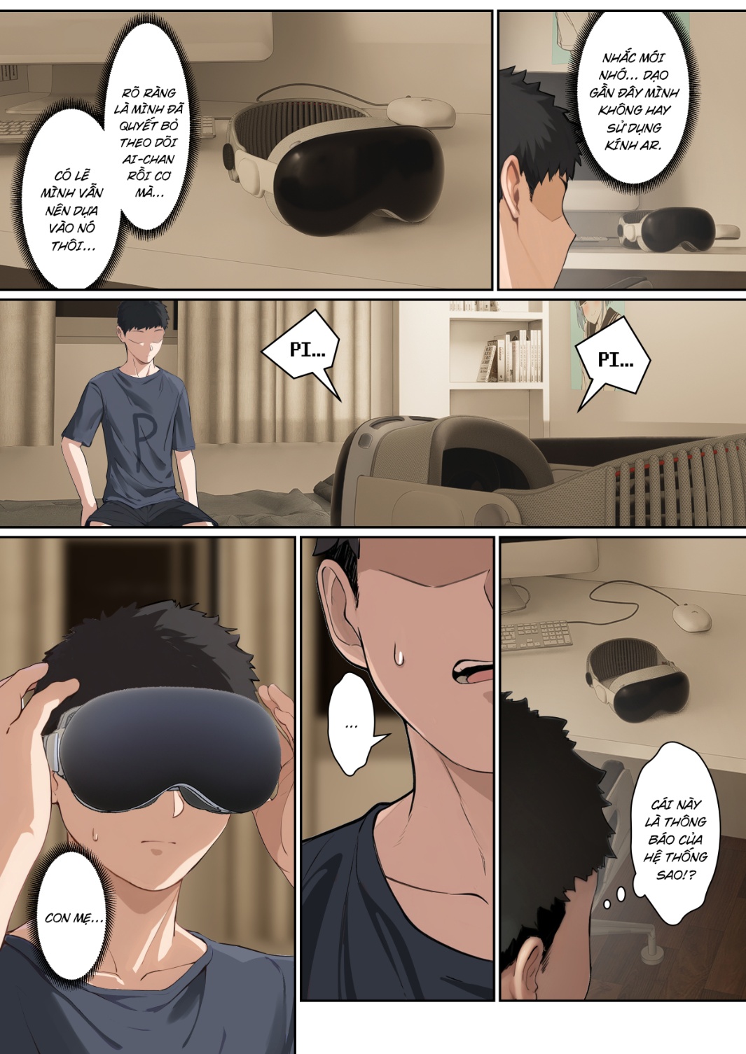 HentaiVN.net - Ảnh 4 - Ore no AR Megane wa Gimai no Samazama na Suuchi ga Mieru?! - Chap 5 Phòng em gái ● REC
