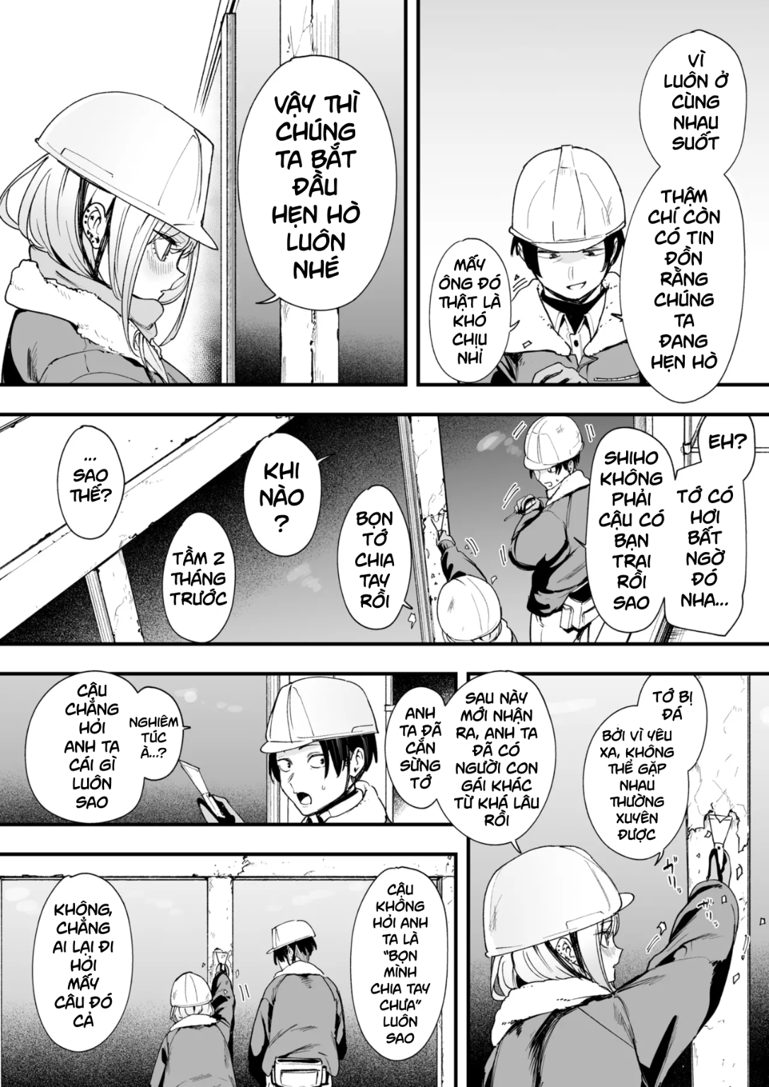 HentaiVN.net - Ảnh 4 - Fuyu to Genba to Sagyou Gal - Chap 1