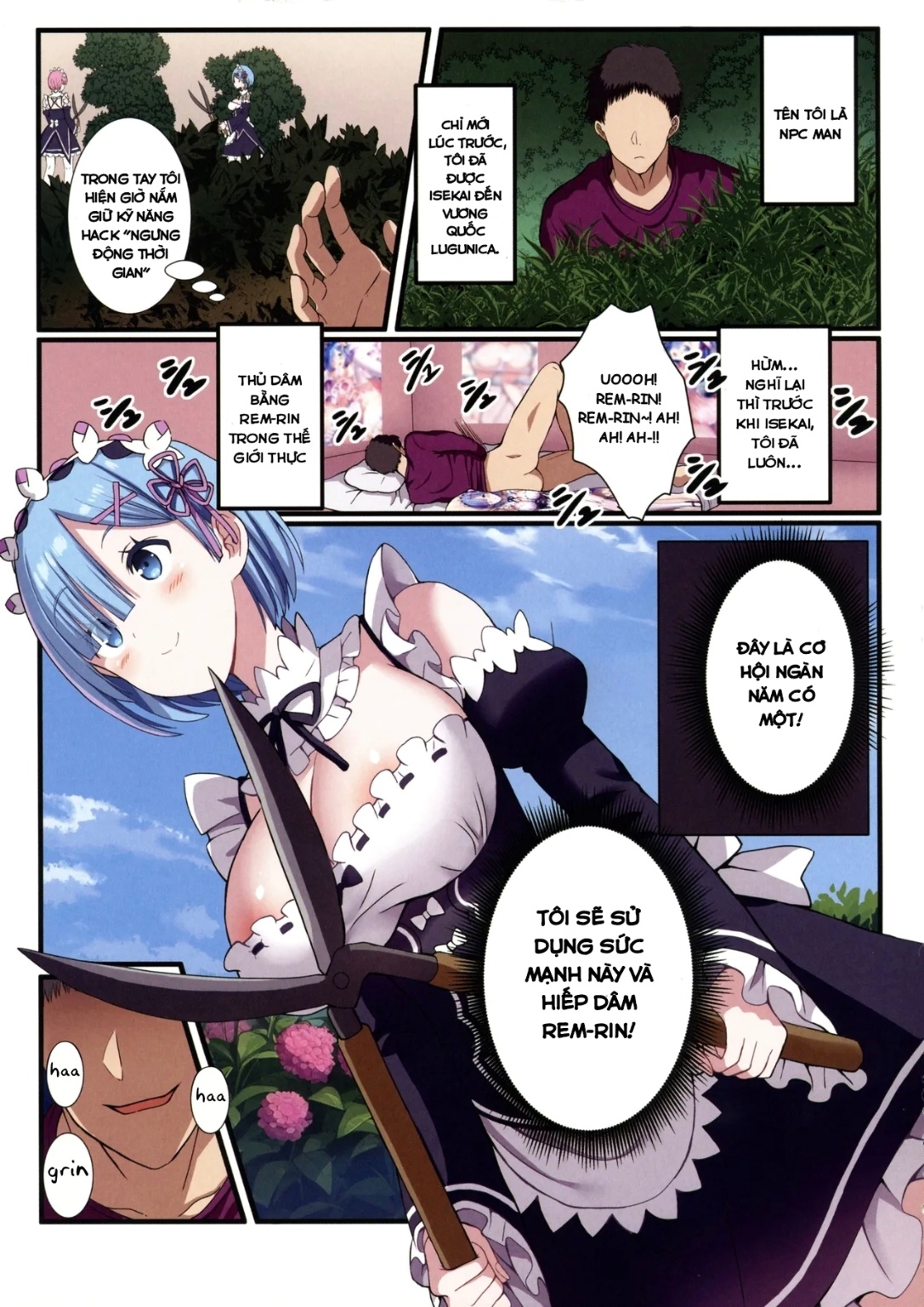 HentaiVN.net - Ảnh 5 - Echidna sukebebon I - (C104) [Nanmin Festival (Gibuchoko)] Jikan Teishi sureba Rem-rin wa Ore