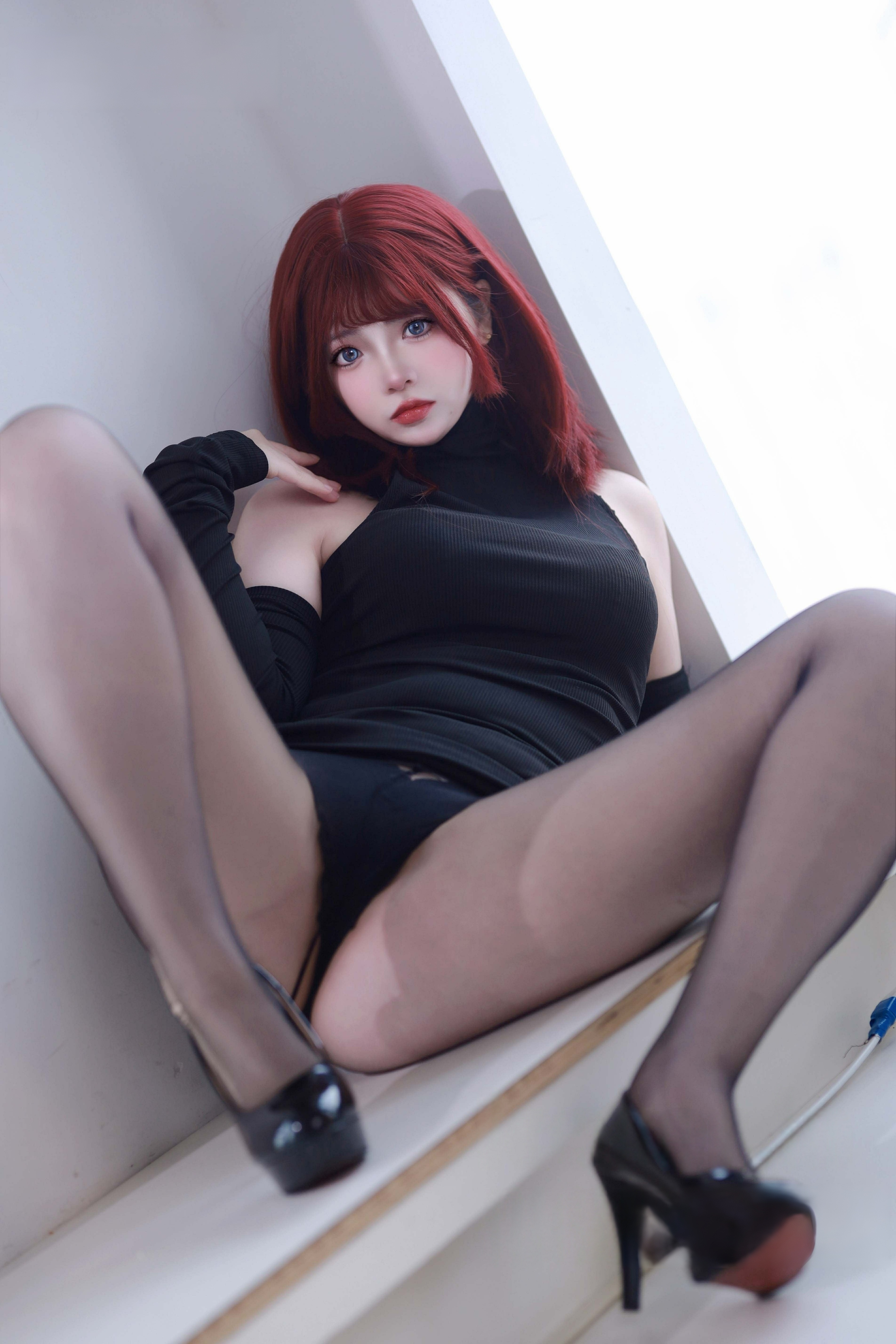 HentaiVN.net - Ảnh 5 - 疯猫ss – 少女衣橱 红发毛衣 - Chap 1