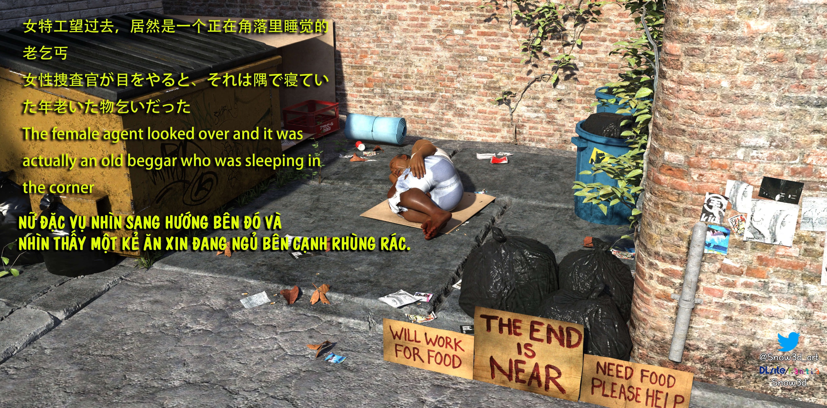 HentaiVN.net - Ảnh 5 - Ada Wong Và Kẻ Ăn Mày - Chap 1