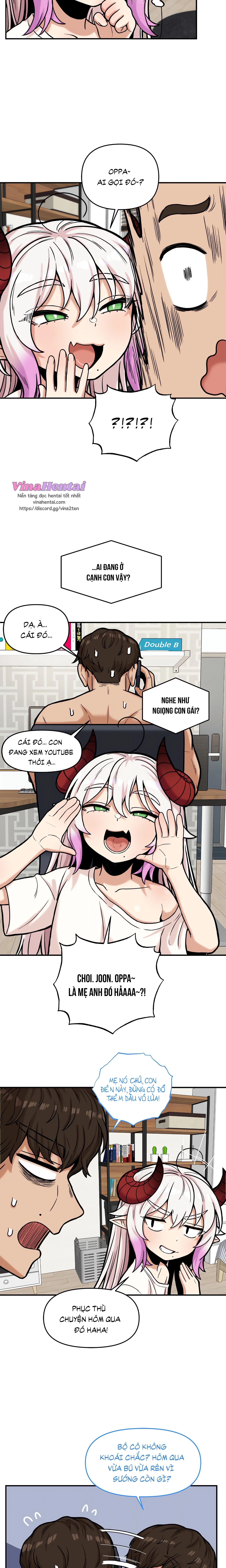 HentaiVN.net - Ảnh 5 - Con Mèo Nhặt Được Hóa Ra Là Succubus!? Tôi nhận được kĩ năng vô hình (Không che) - Chap 12