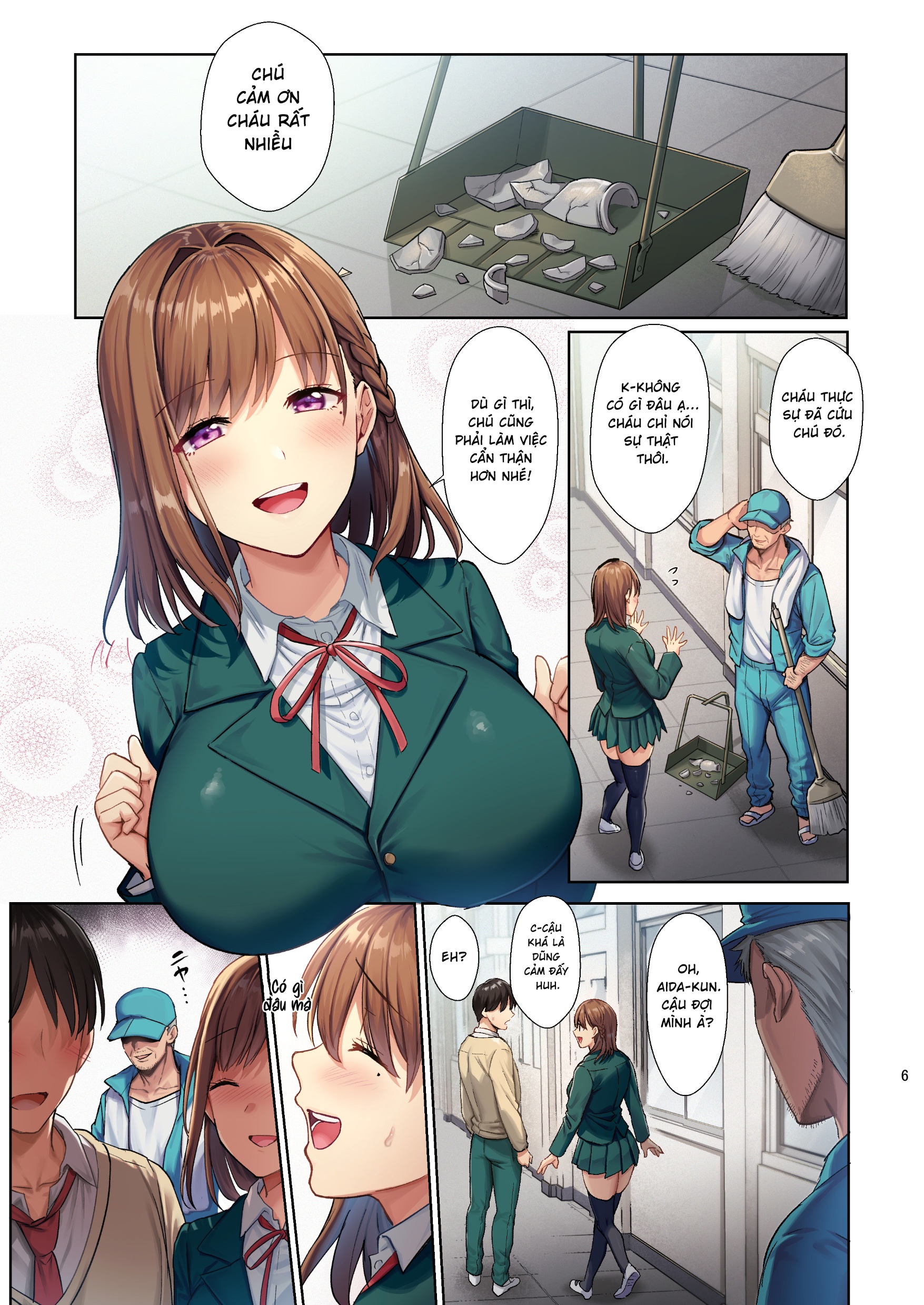HentaiVN.net - Ảnh 6 - Toshoshitsu no Kanojo ~Seiso na Kimi ga Ochiru made~ Full Color Ban - Chap 1