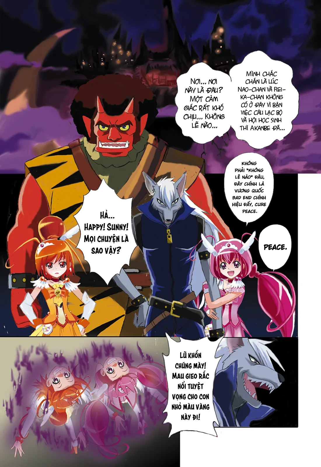 HentaiVN.net - Ảnh 6 - [Ero Tantei Jimusho] Evil Smile PreC*re! Bad End Full Color - Chap 1
