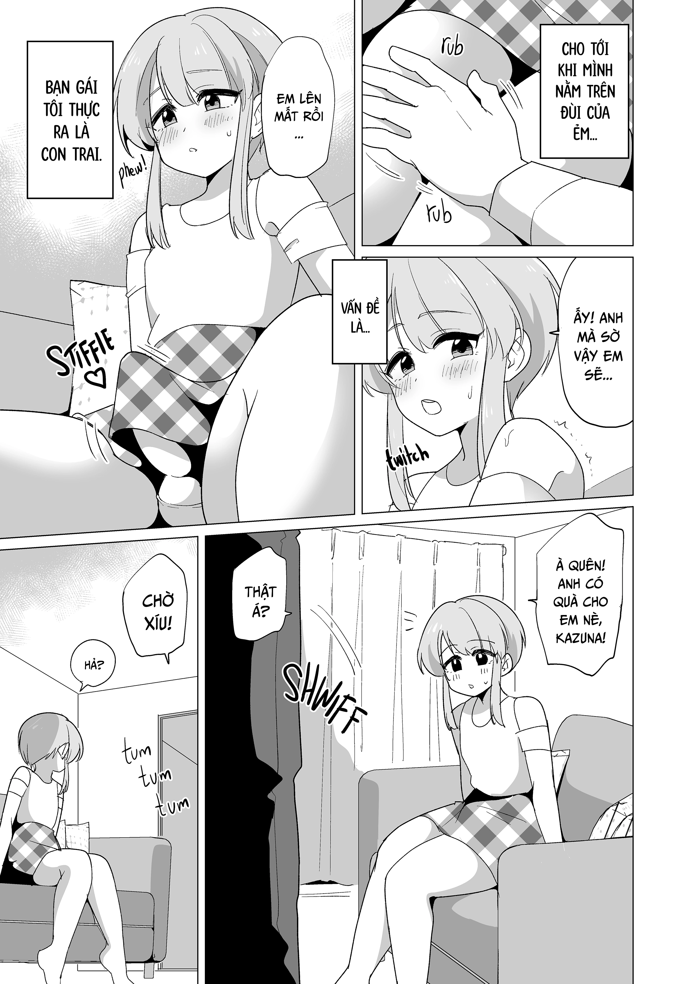 HentaiVN.net - Ảnh 6 - Bạn gái dễ thương của tôi thực ra lại là Femboy! - siêu phẩm không che hehe
