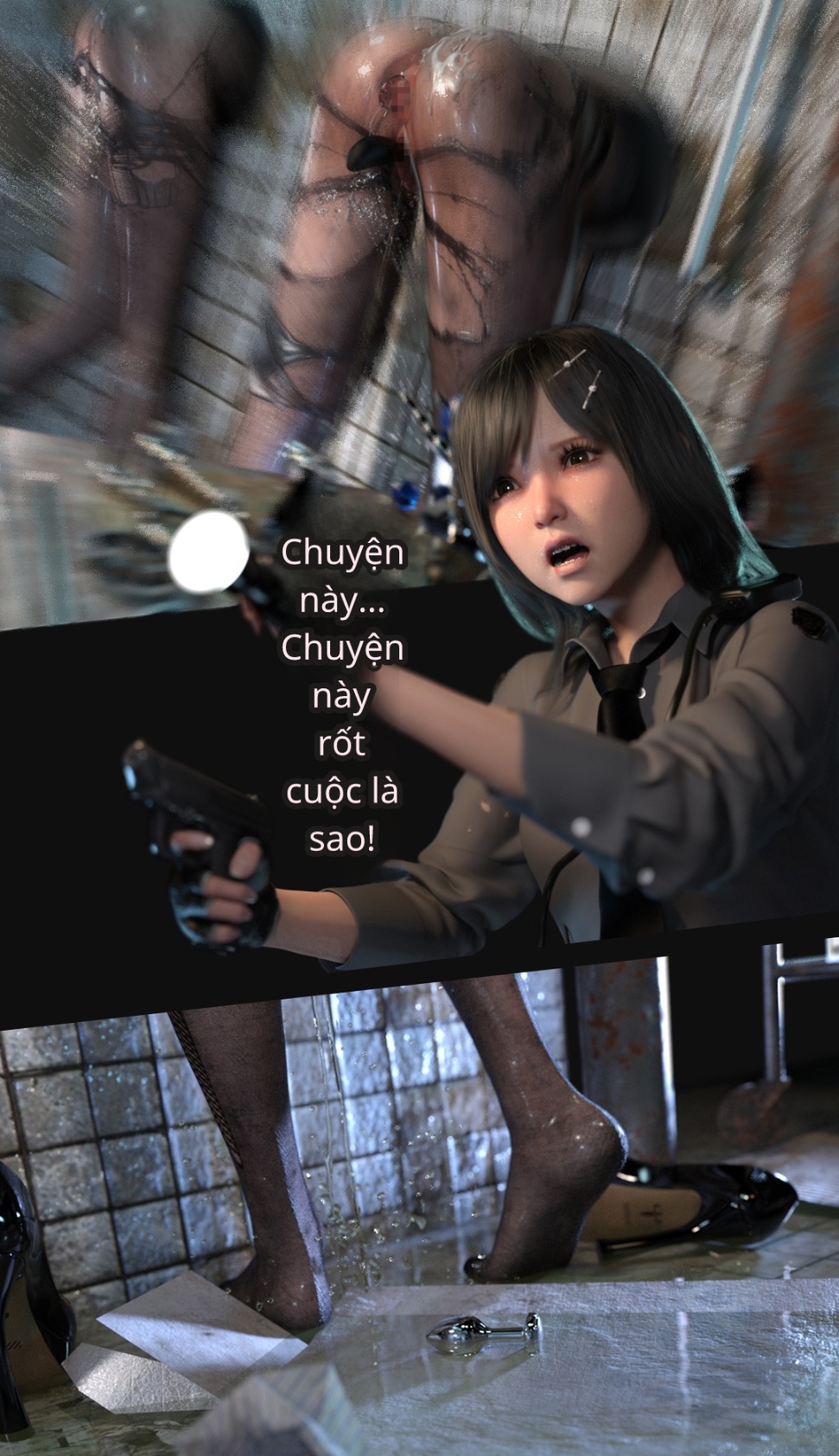 HentaiVN.net - Ảnh 8 - Mental Hospital - 1. Tổng bộ, khẩn cấp, đây là Miyazawa, xin hỗ trợ, nhắc lại, xin hỗ trợ...