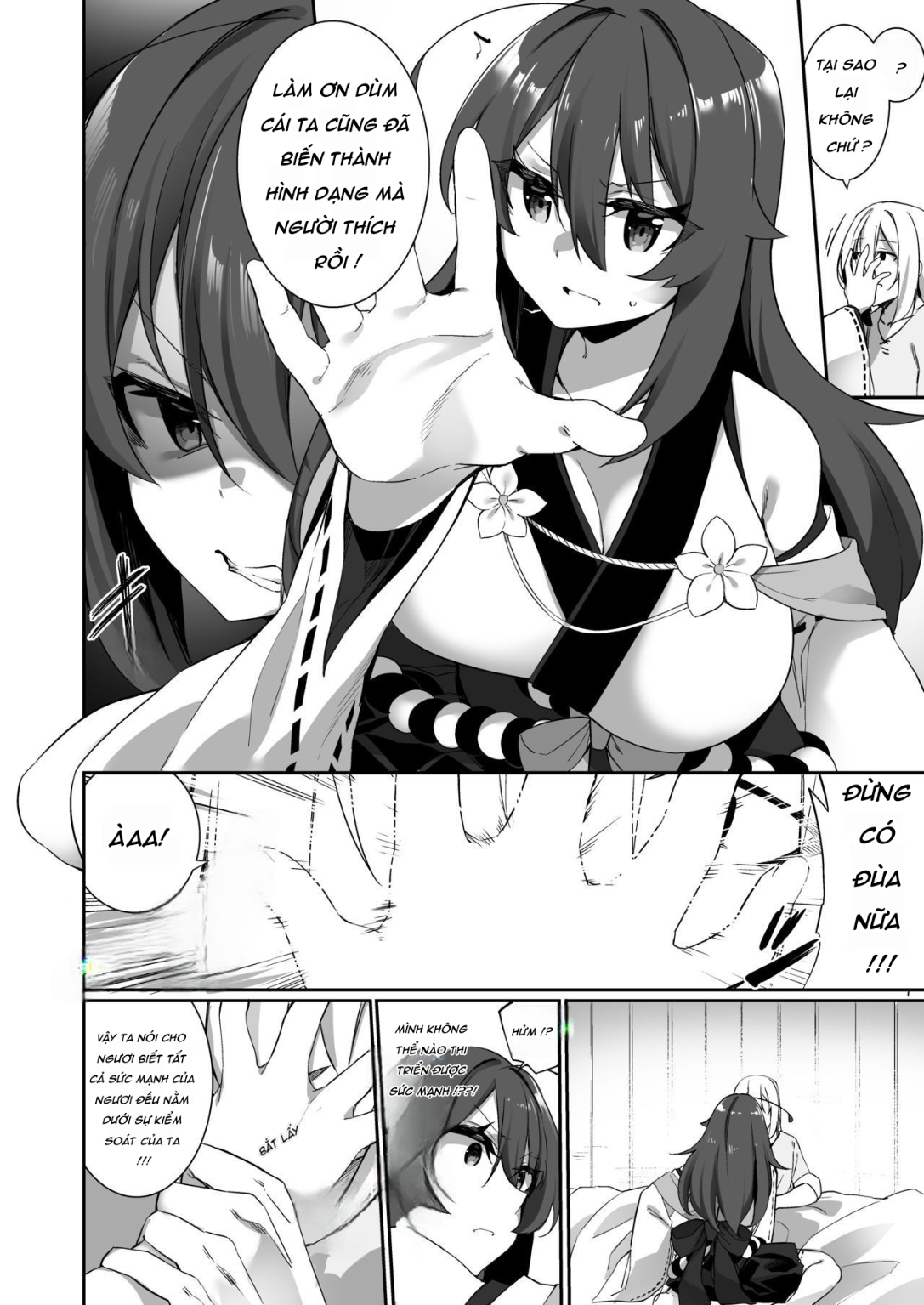 HentaiVN.net - Ảnh 7 - TS Miko-san wa Aragaitai! - Oneshot Ốm