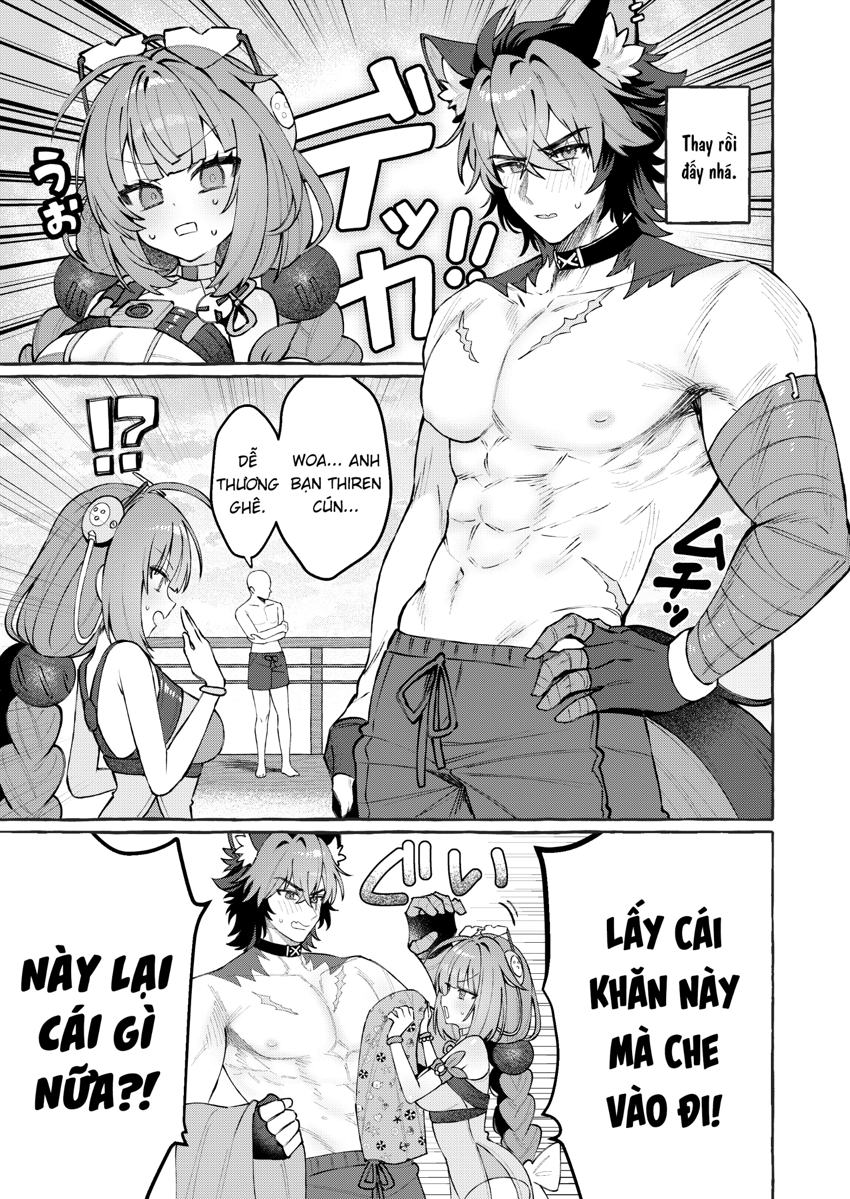 HentaiVN.net - Ảnh 6 - Gâu gâu là chó, tanuki thì sao? - Chap 1