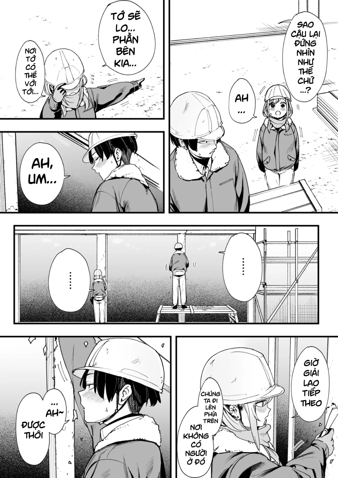 HentaiVN.net - Ảnh 6 - Fuyu to Genba to Sagyou Gal - Chap 1