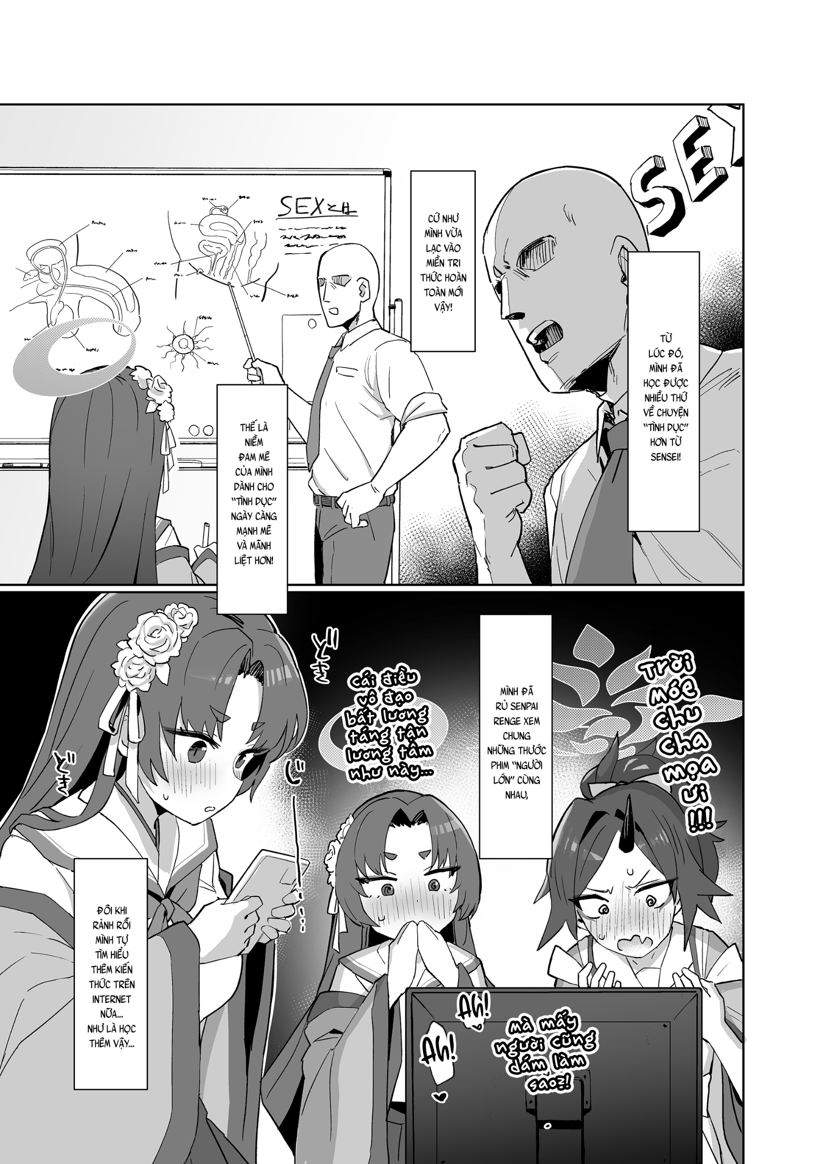 HentaiVN.net - Ảnh 7 - Em đã chuẩn bị sẵn sàng cho buổi học về LÀM TÌNH hôm nay rồi Sensei! - yukari ngon vcl mấy con gà biết gì