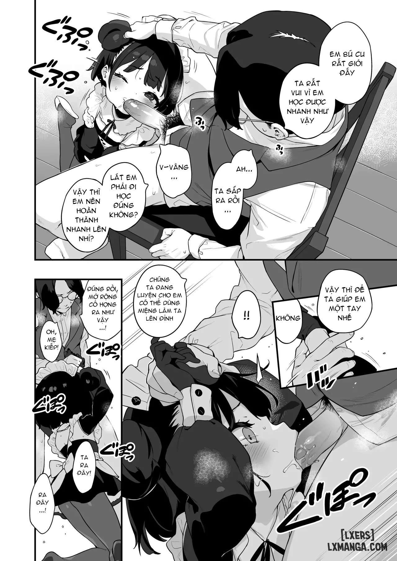 HentaiVN.net - Ảnh 4 - Komomo Là Hầu Gái Loli Kiêm Bồn Chứa Tinh Cho Riêng Chủ Nhân - Chap 1