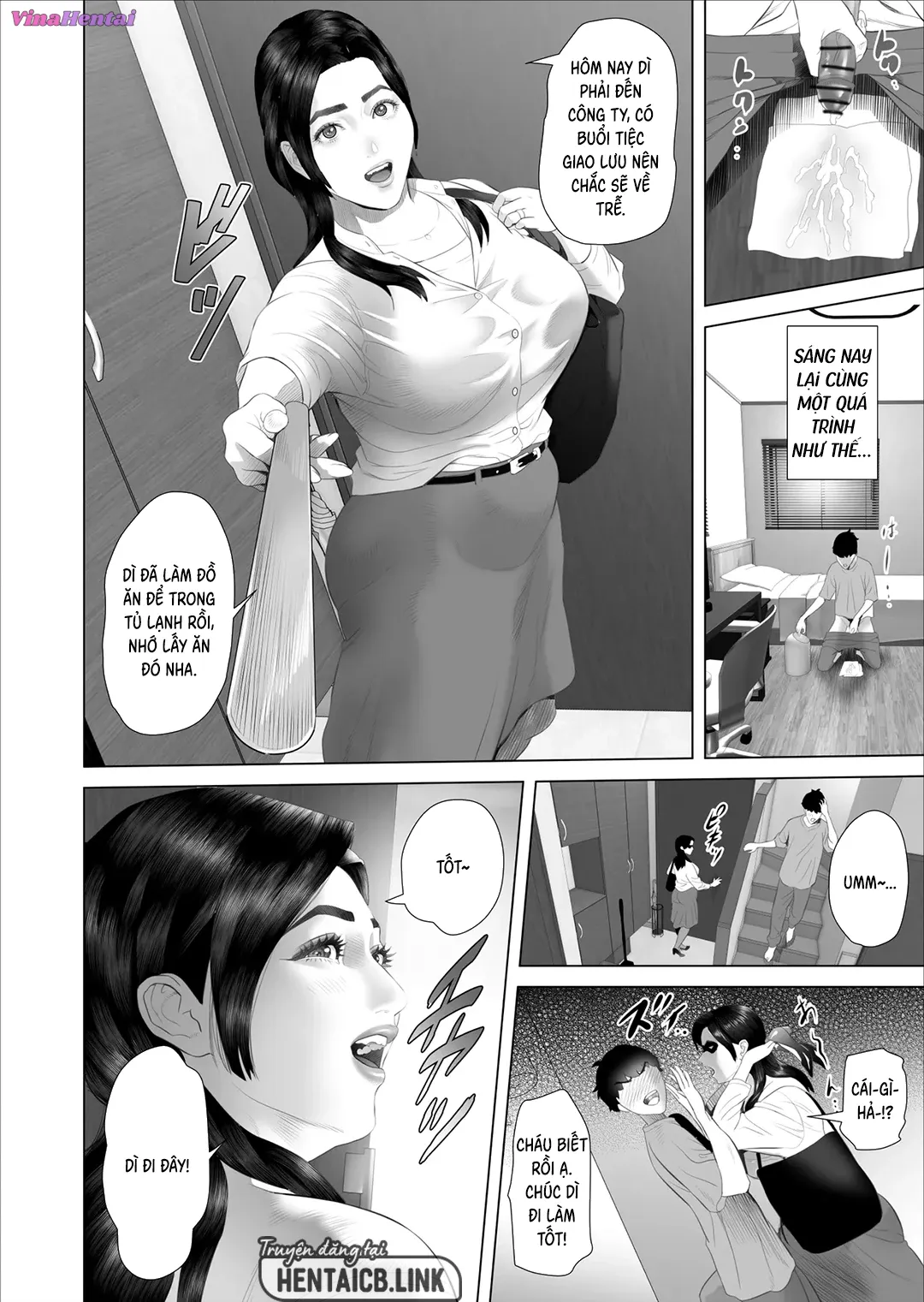 HentaiVN.net - Ảnh 8 - Bí mật của dì: đồ lót gợi cảm - Ch. 1