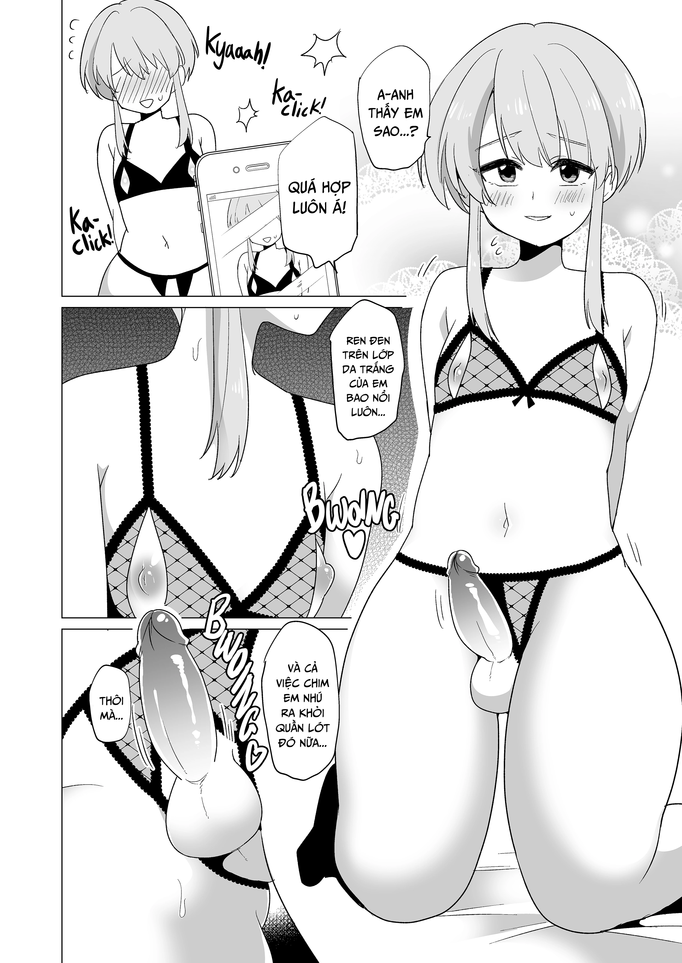 HentaiVN.net - Ảnh 7 - Bạn gái dễ thương của tôi thực ra lại là Femboy! - siêu phẩm không che hehe