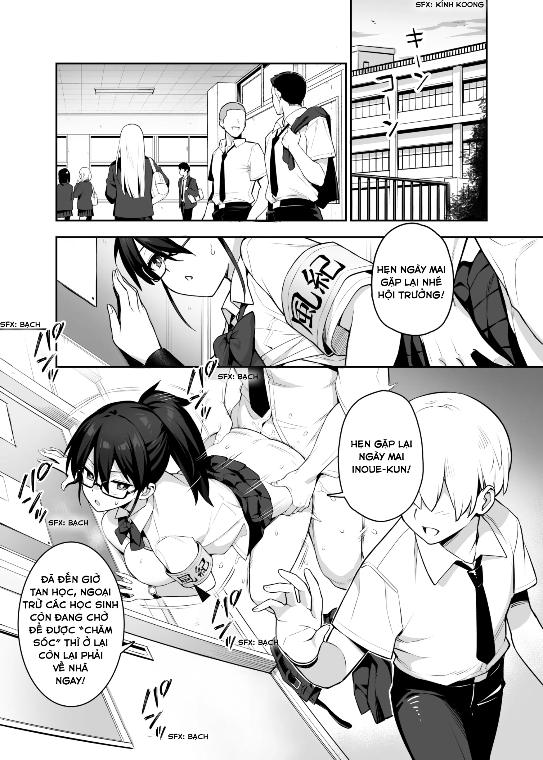 HentaiVN.net - Ảnh 7 - Akogare no Seitokaichou ga Kyonyuu Sugiru Ken - Phần 1 - Chap 1, 2, 3 - Full 3 chap