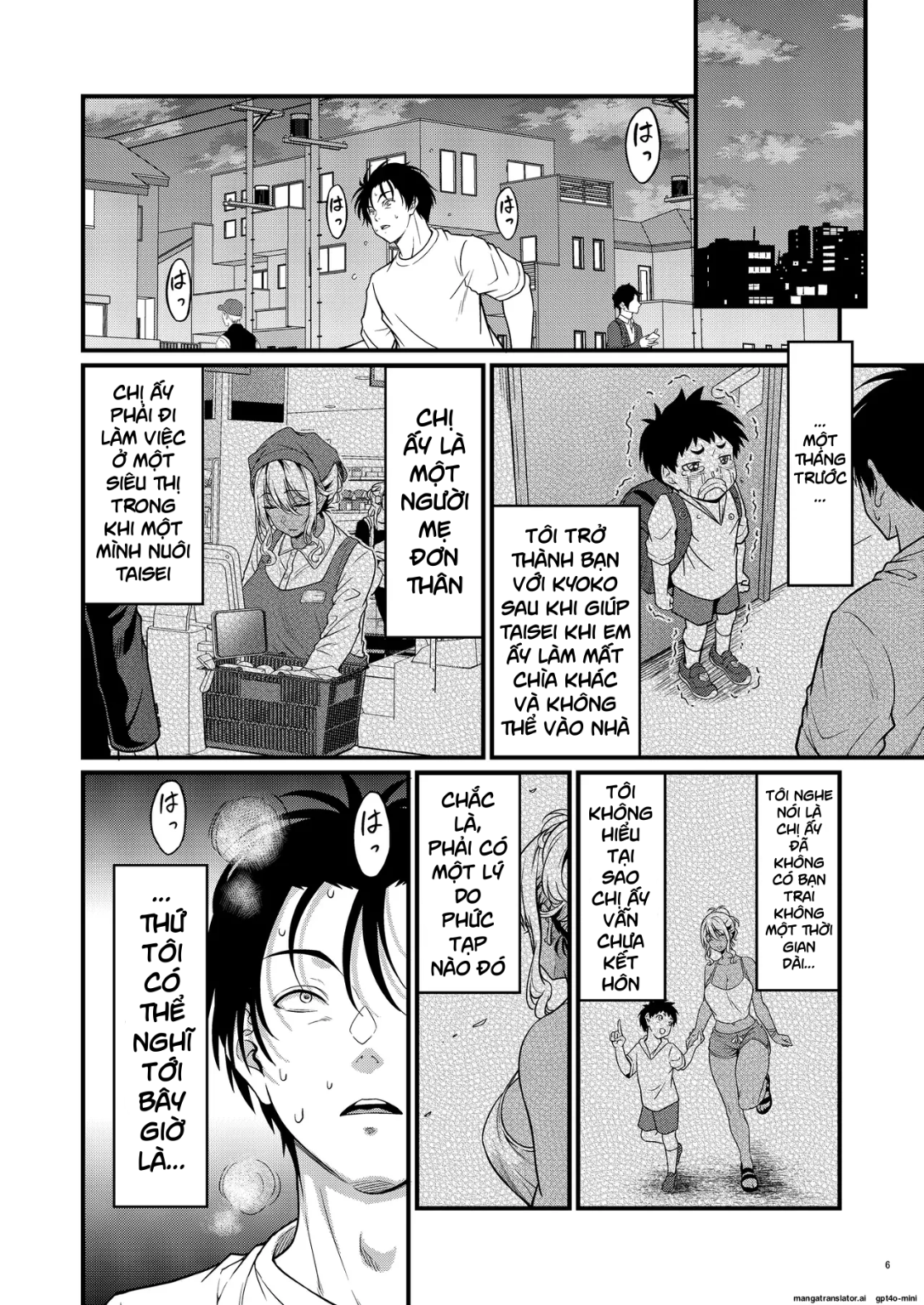 HentaiVN.net - Ảnh 7 - Yojouhan Ikken Apart de Komochi Dosukebe Rinjin to Asedaku Noukou na Otsukiai - Chap 1