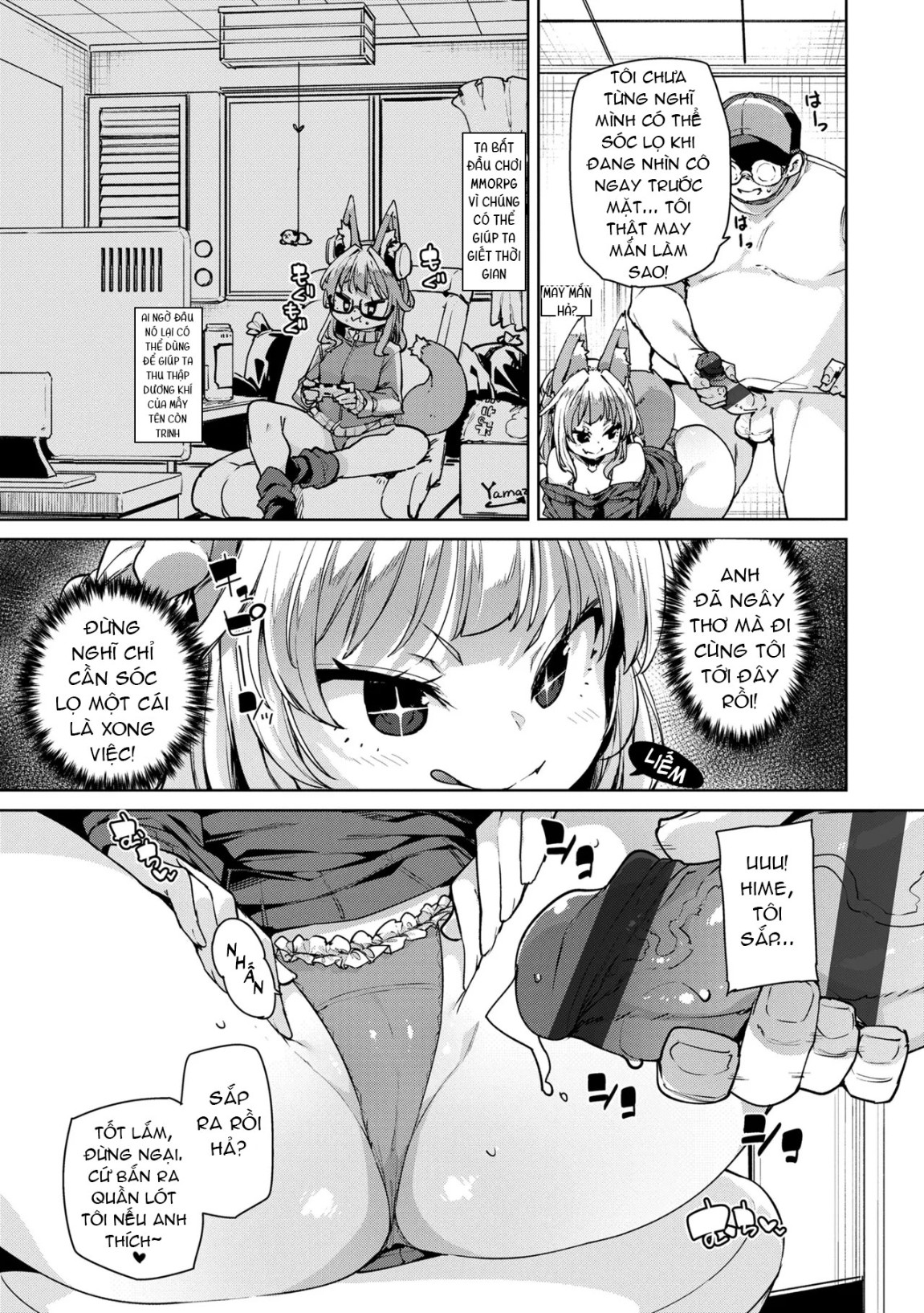 HentaiVN.net - Ảnh 7 - Hết cách rồi, đành chịu vậy! - Chap 1