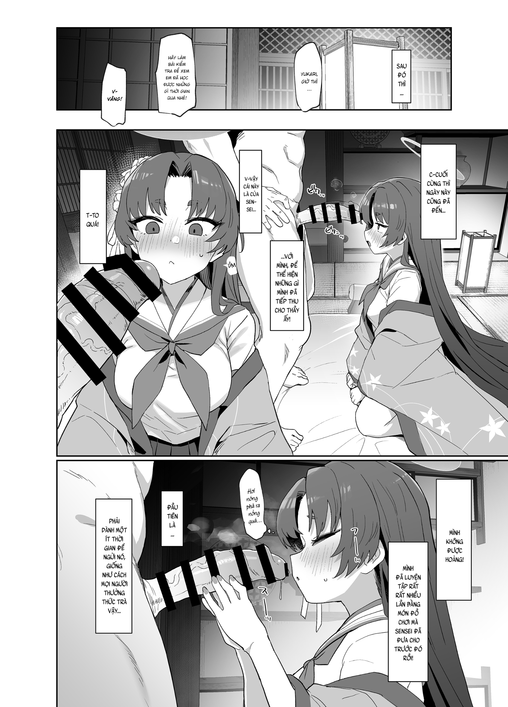 HentaiVN.net - Ảnh 8 - Em đã chuẩn bị sẵn sàng cho buổi học về LÀM TÌNH hôm nay rồi Sensei! - yukari ngon vcl mấy con gà biết gì