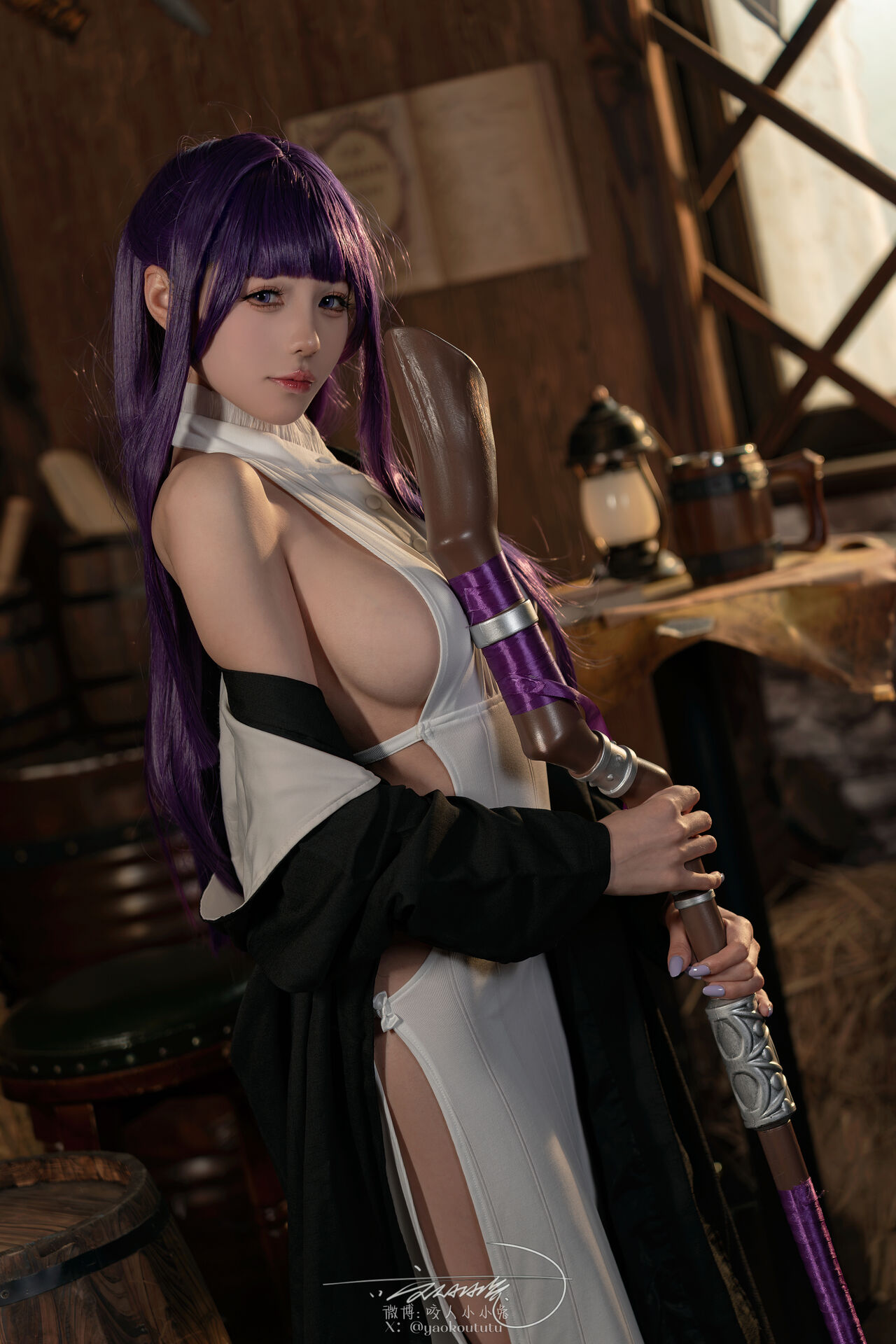 HentaiVN.net - Ảnh 8 - Cosplay Fern 黏黏团子兔 - 酩酊大喷菇 - Cosplay Fern