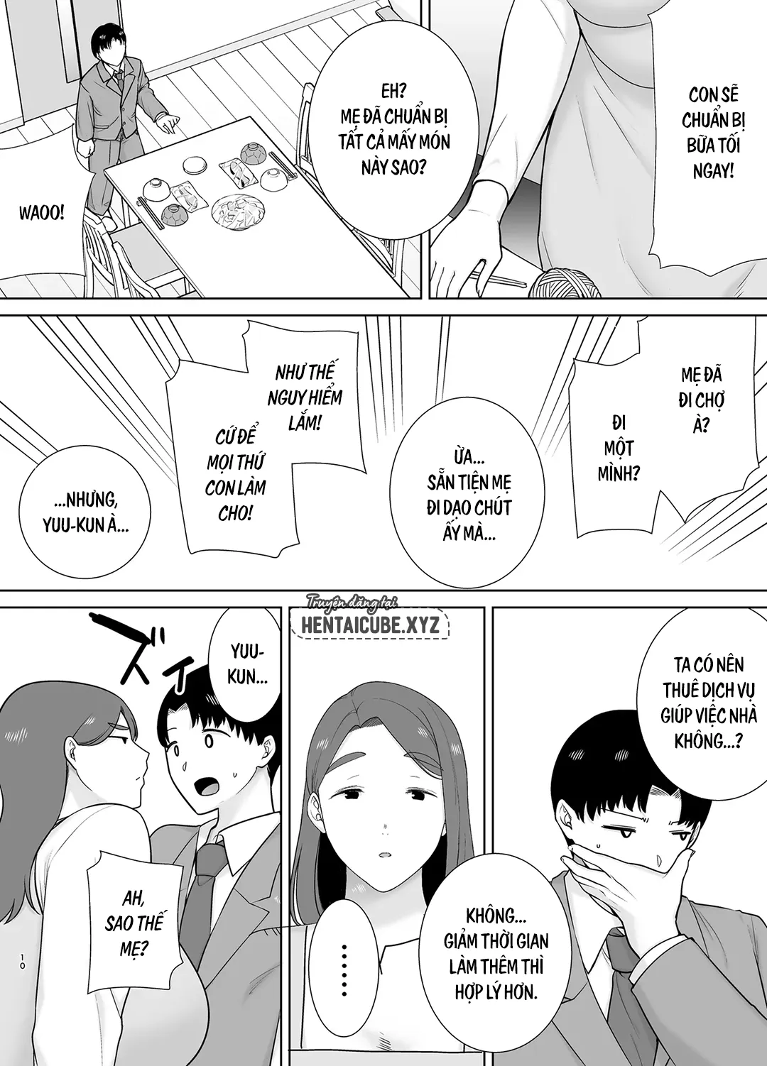 HentaiVN.net - Ảnh 9 - Mẹ chính là người tôi yêu! - Chap 10