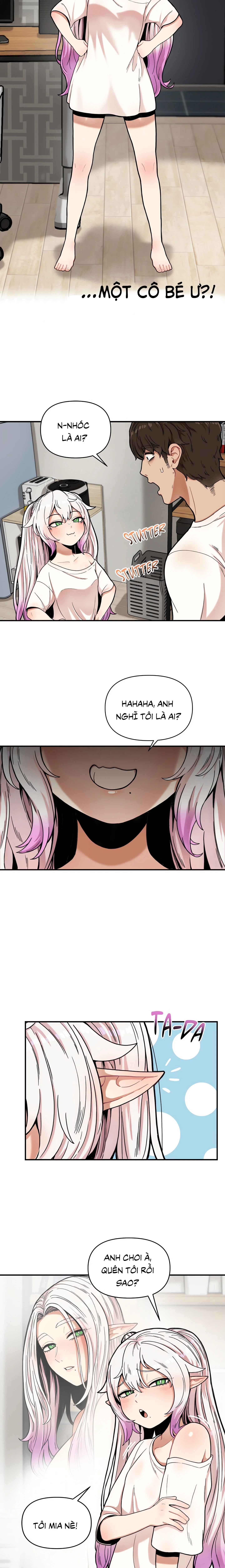 HentaiVN.net - Ảnh 8 - Con Mèo Nhặt Được Hóa Ra Là Succubus!? Tôi nhận được kĩ năng vô hình (Không che) - Chap 2